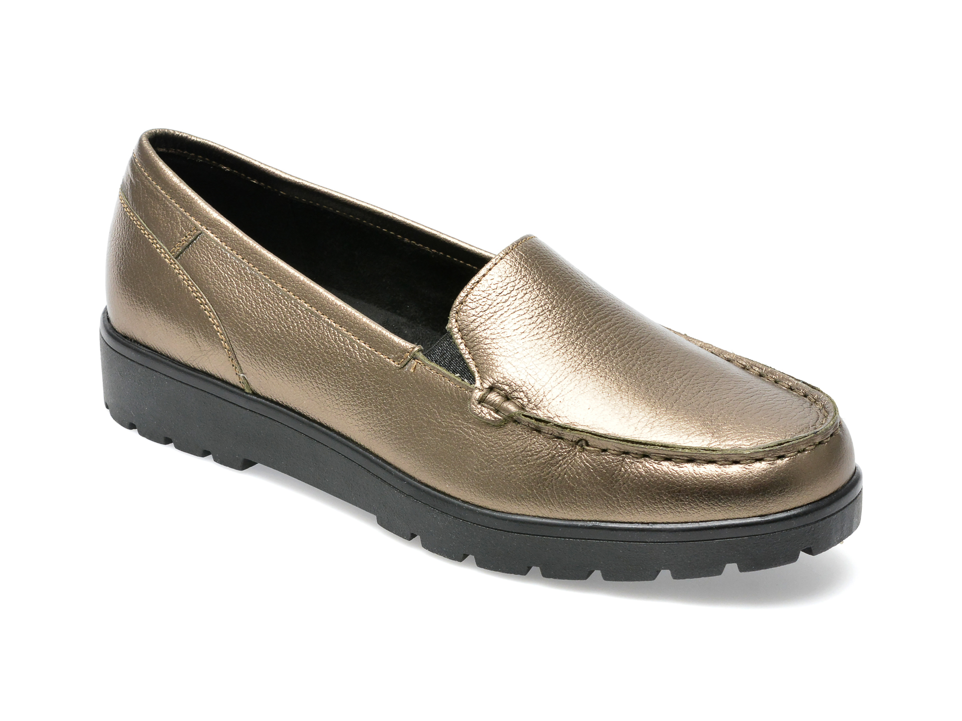 Pantofi ARA aurii, 14803, din piele naturala /femei/pantofi imagine super redus 2022