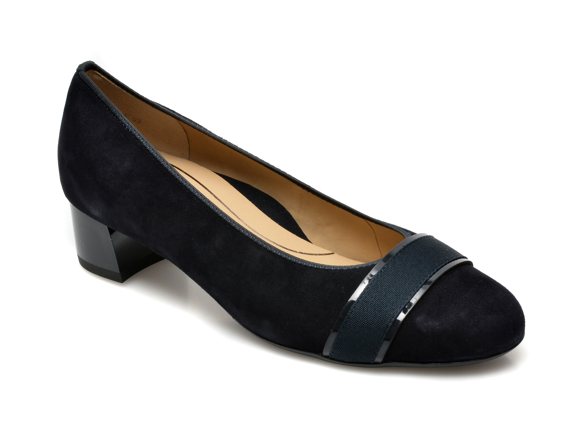 Pantofi ARA bleumarin, 16635, din piele intoarsa imagine Black Friday 2021