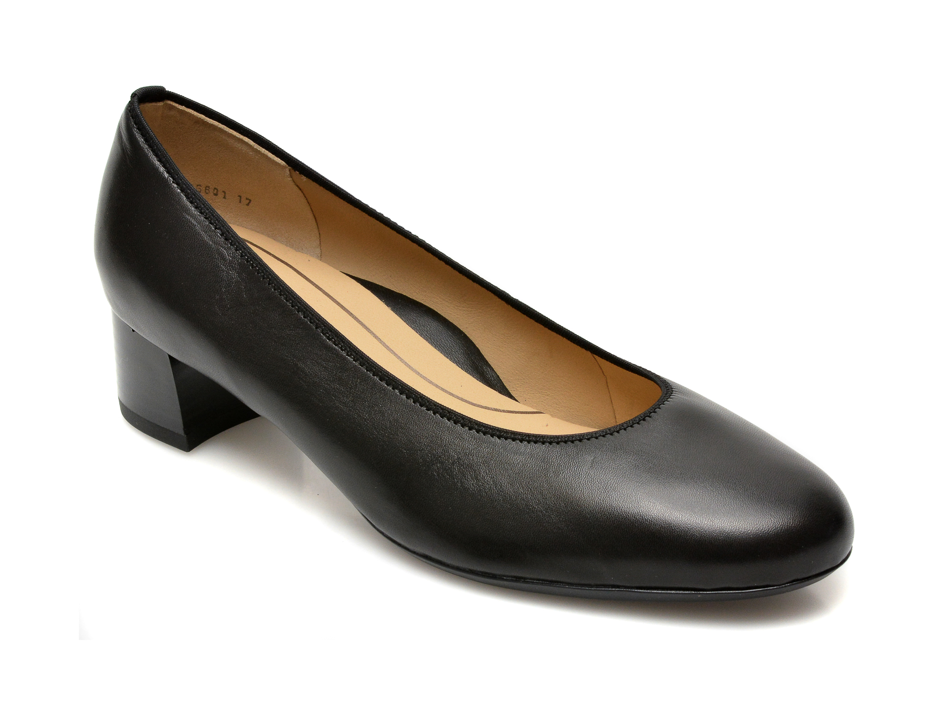 Pantofi ARA negri, 16601, din piele naturala imagine Black Friday 2021