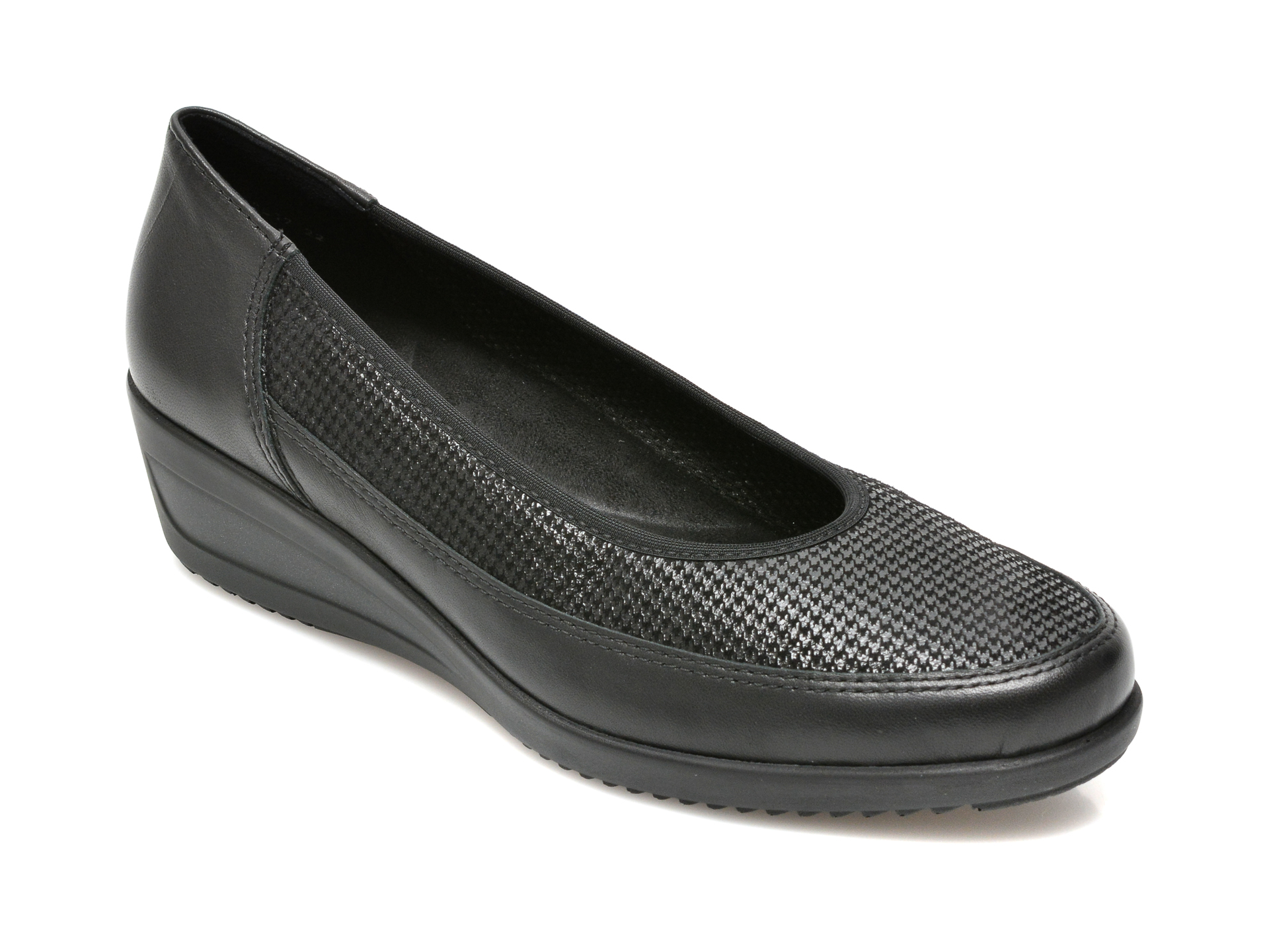 Pantofi ARA negri, 40617, din piele naturala Ara imagine noua