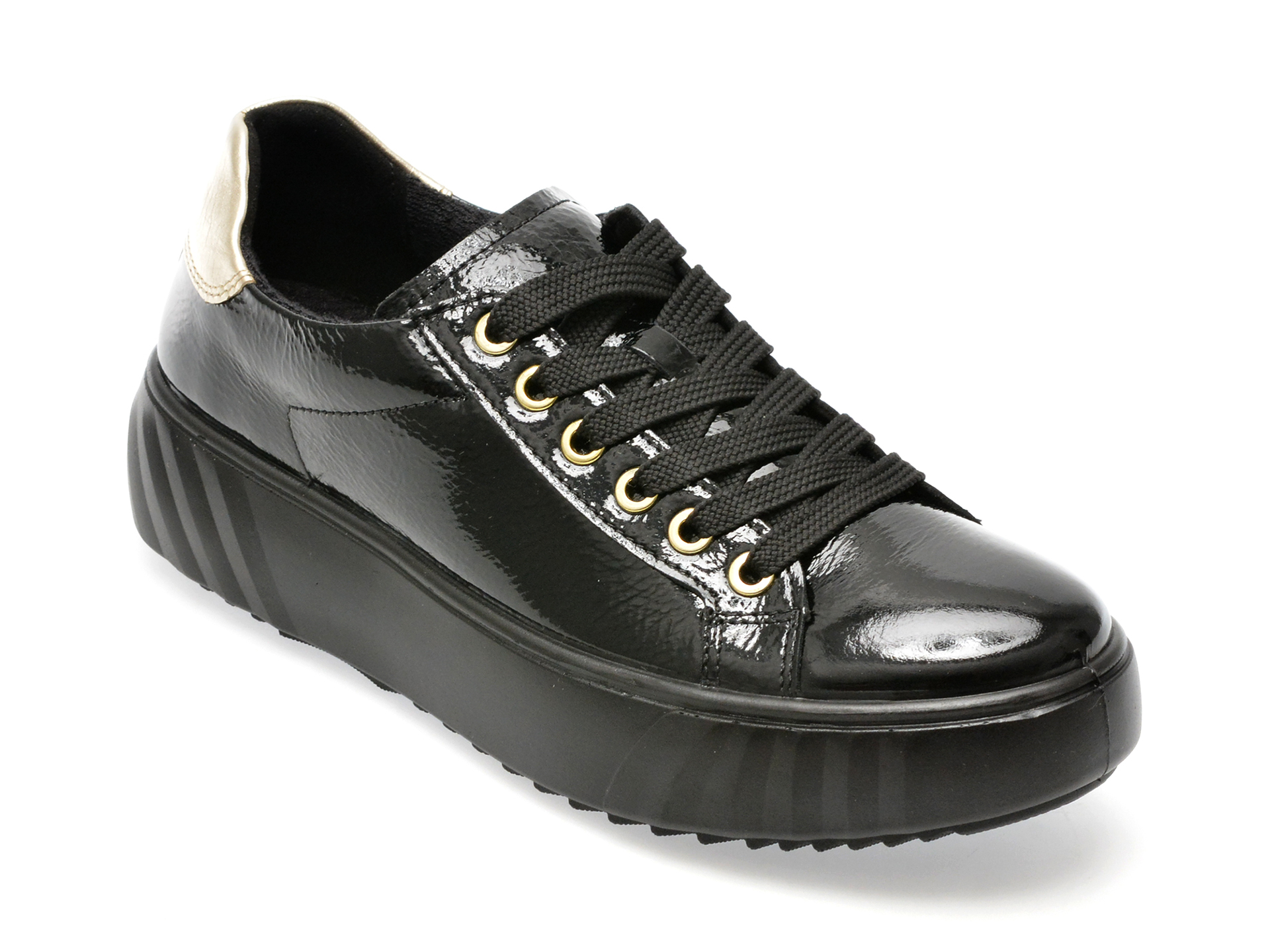 Pantofi ARA negri, 46523, din piele naturala /femei/pantofi