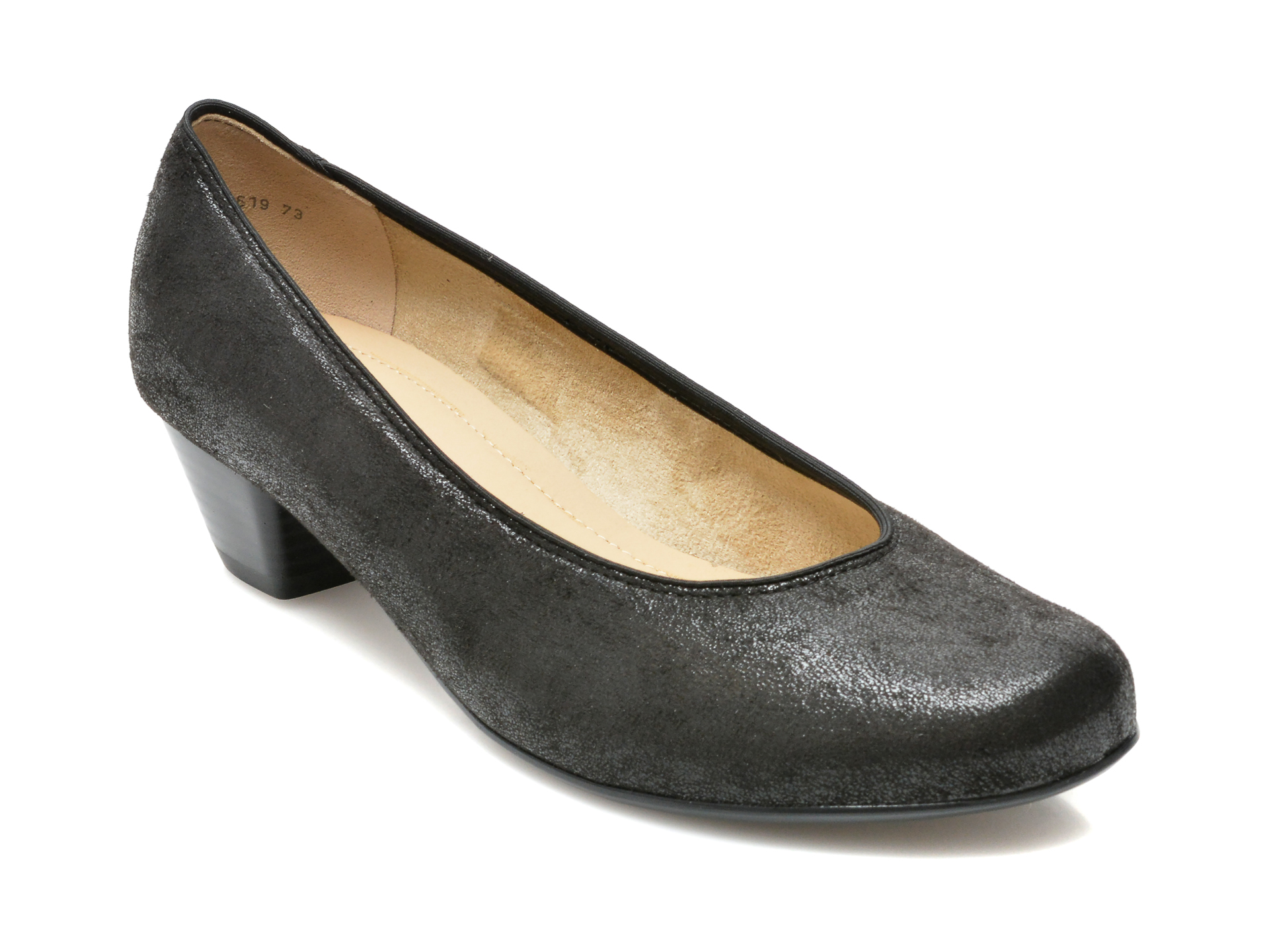 Pantofi ARA negri, 63619, din material textil ARA