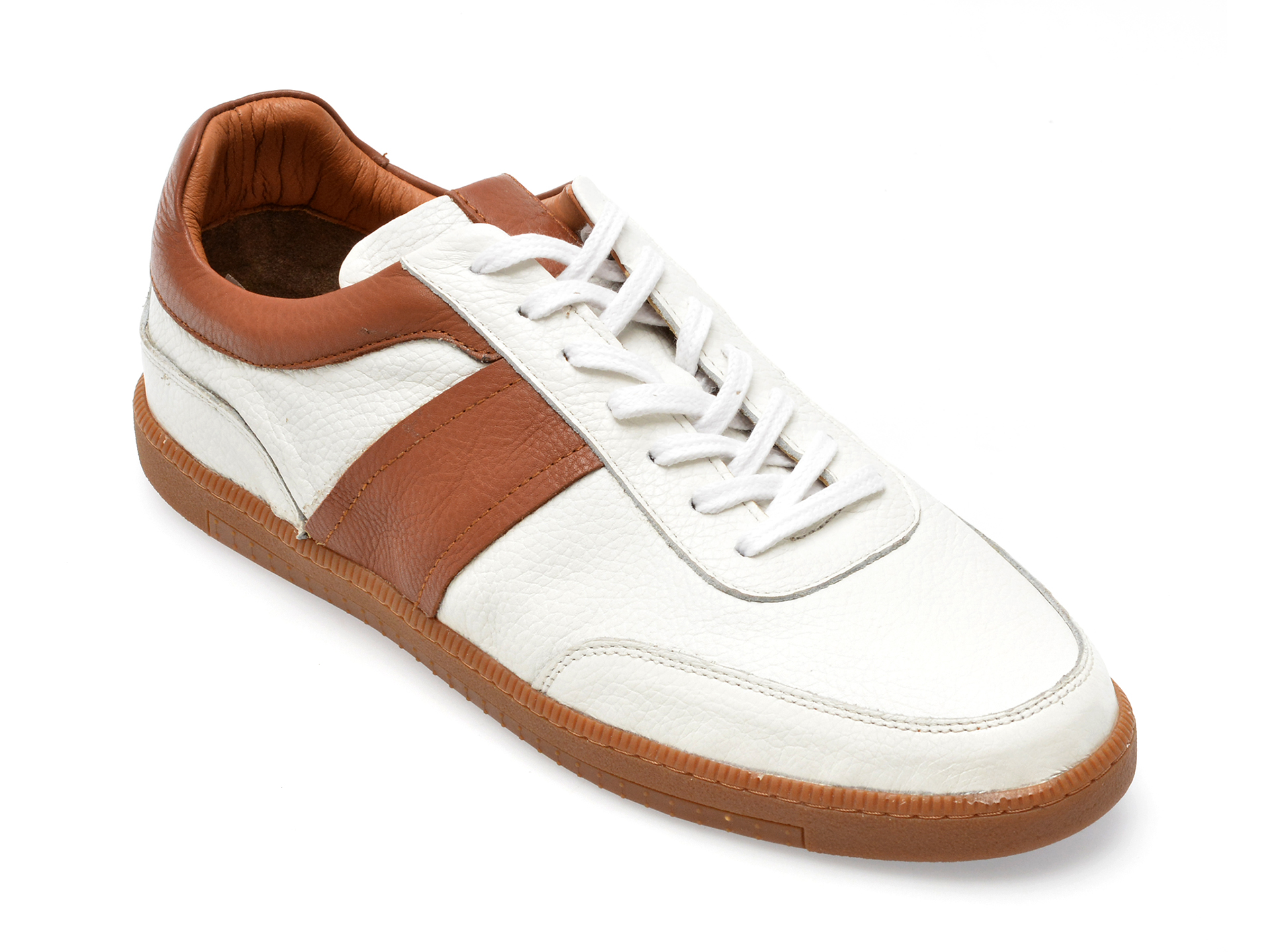 Pantofi AXXELLL albi, MS1004, din piele naturala