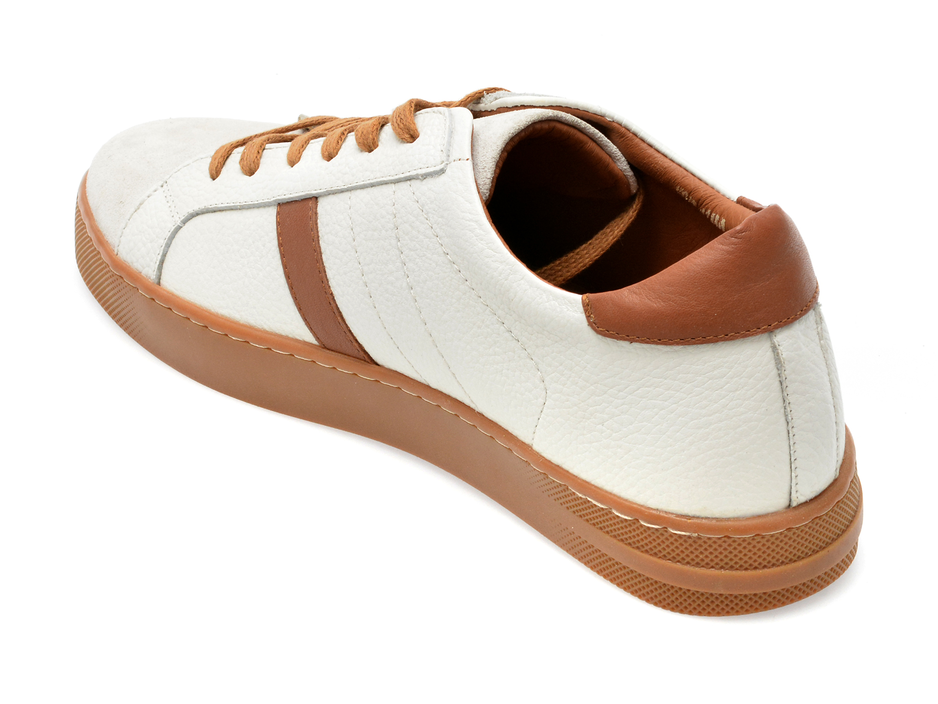 Pantofi AXXELLL albi, MS1005, din piele naturala