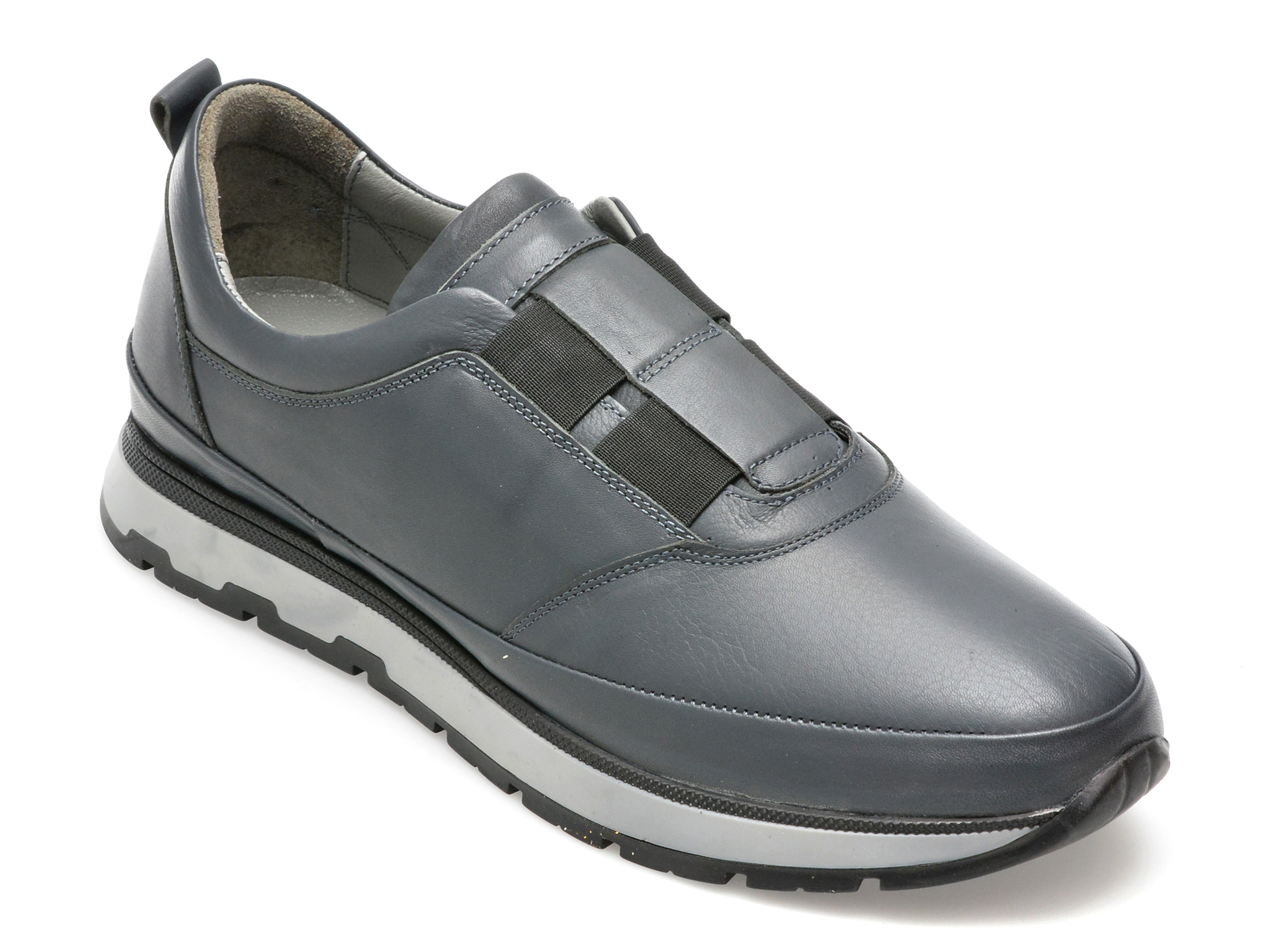 Pantofi AXXELLL gri, SY701, din piele naturala /barbati/pantofi