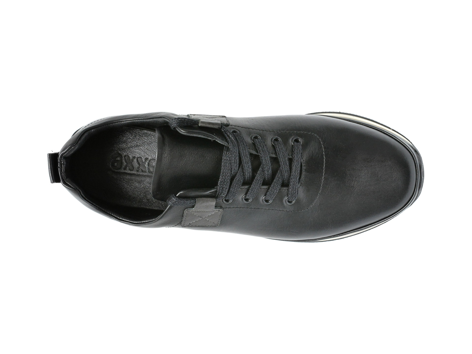 Poze Pantofi AXXELLL negri, AV001, din piele naturala