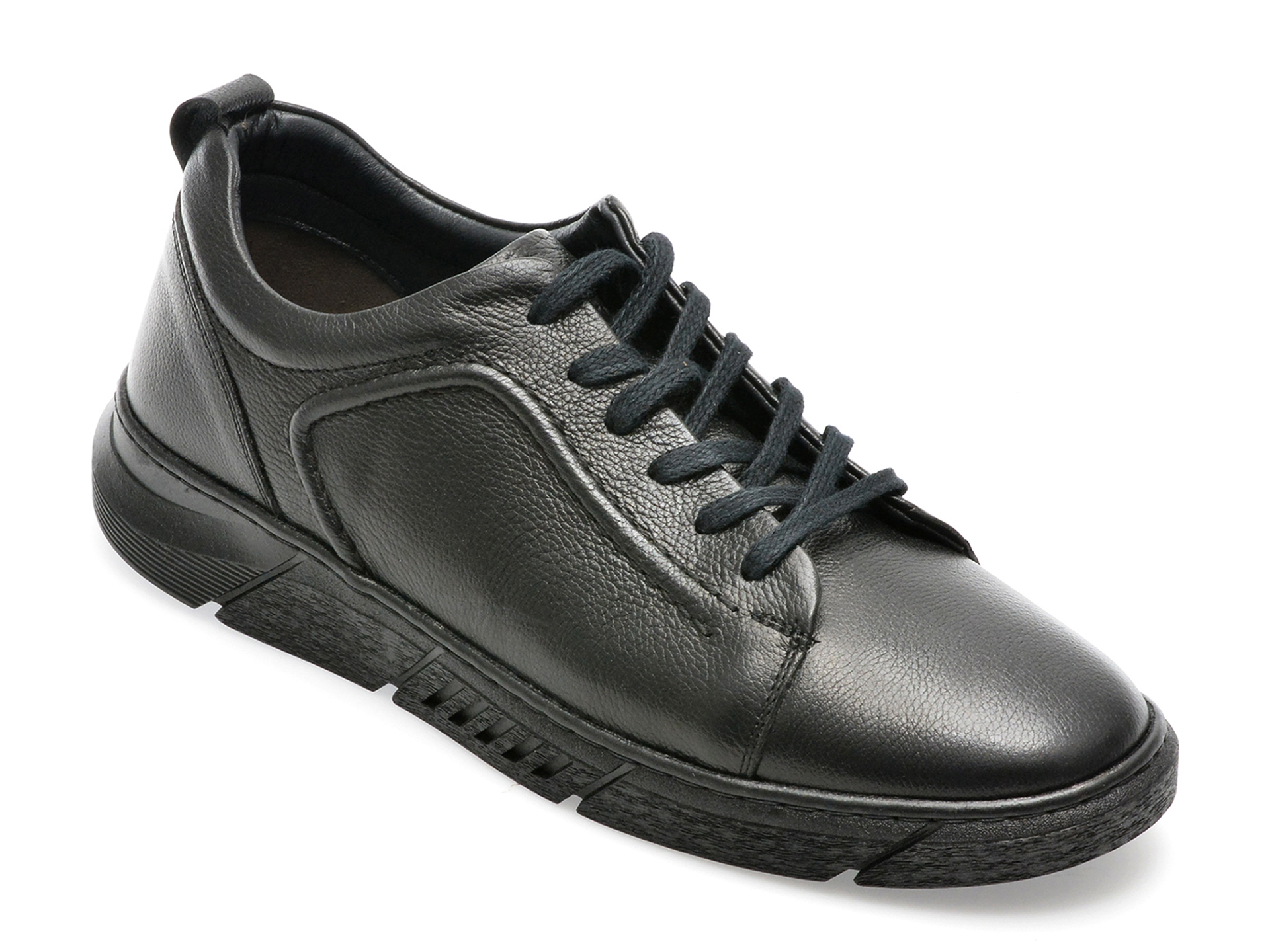 Pantofi AXXELLL negri, ER801, din piele naturala /barbati/pantofi