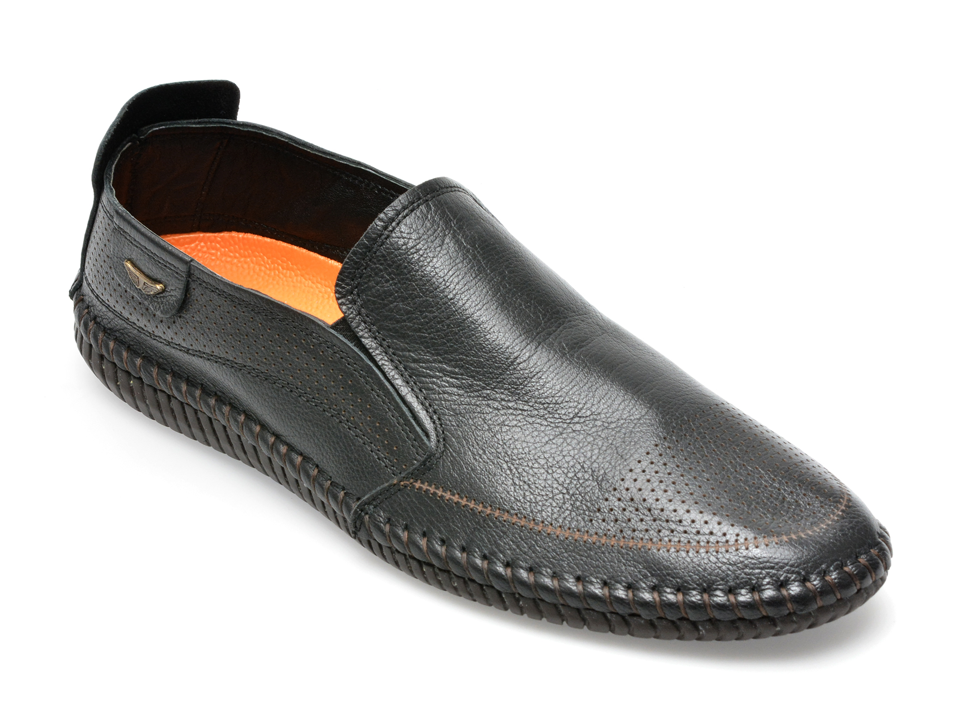 Pantofi AXXELLL negri, KPC200A, din piele naturala /barbati/pantofi imagine super redus 2022