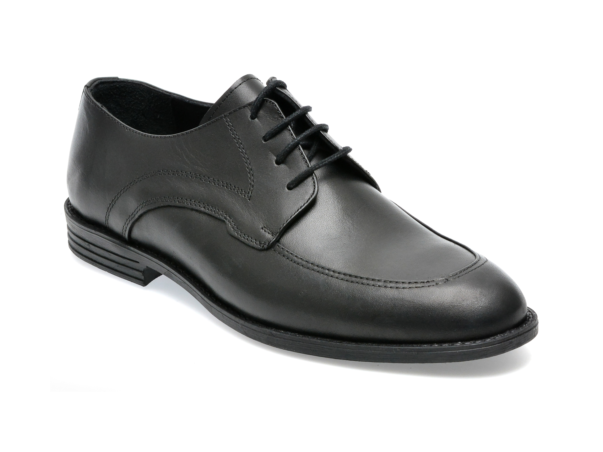 Pantofi AXXELLL negri, LT402, din piele naturala /barbati/pantofi imagine noua