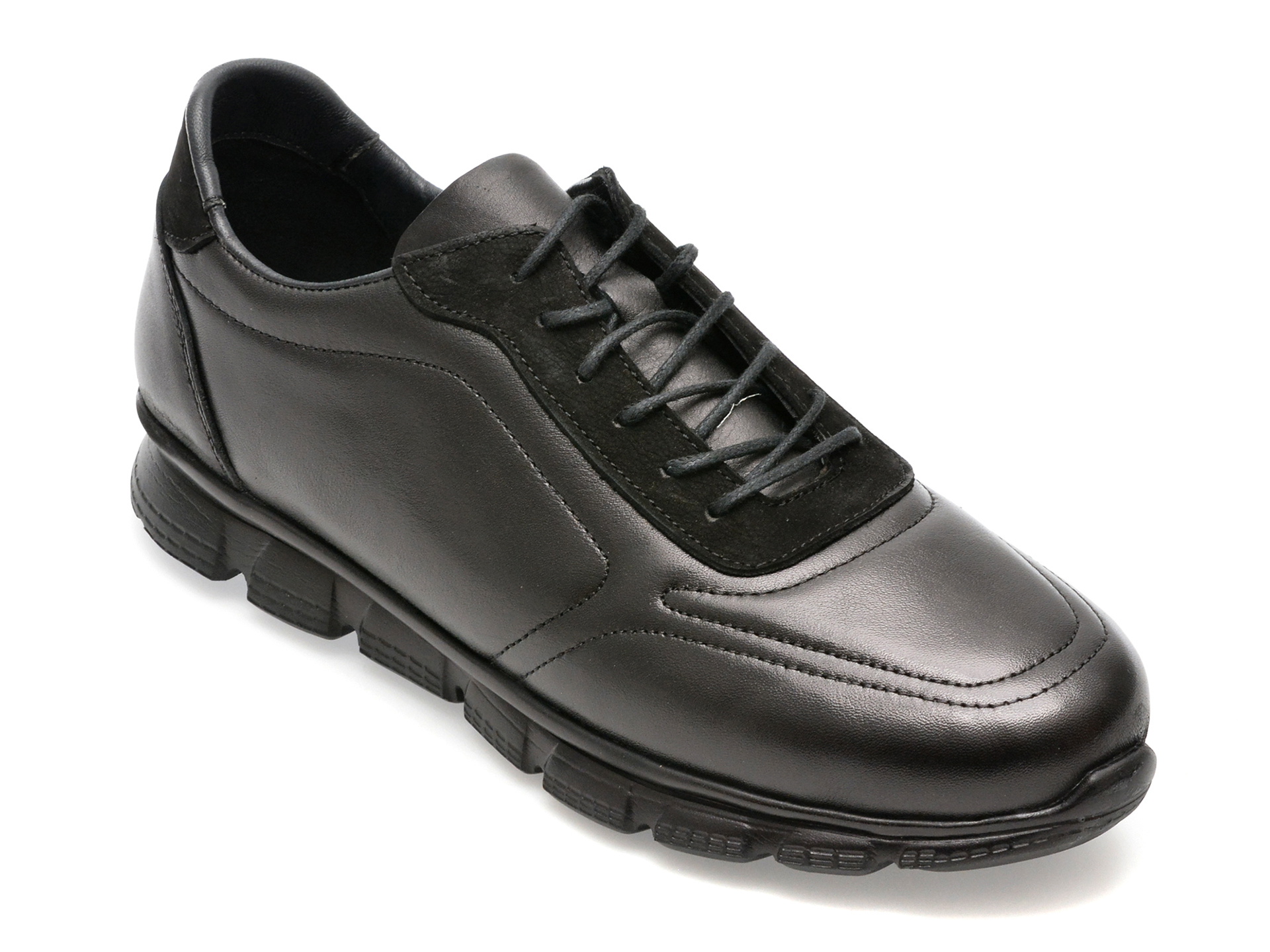 Pantofi AXXELLL negri, NY202, din piele naturala /barbati/pantofi