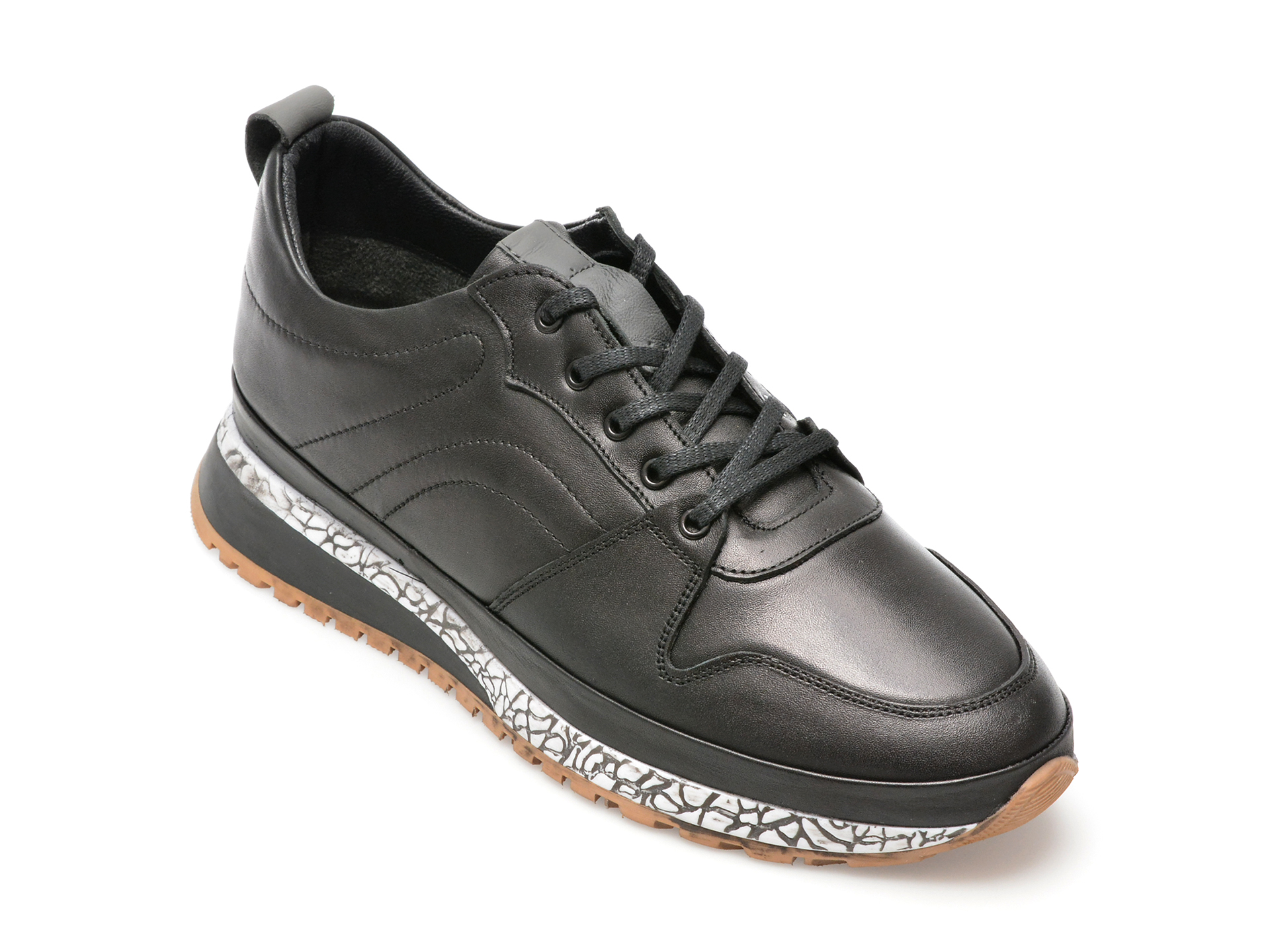 Pantofi AXXELLL negri, NY203, din piele naturala /barbati/pantofi