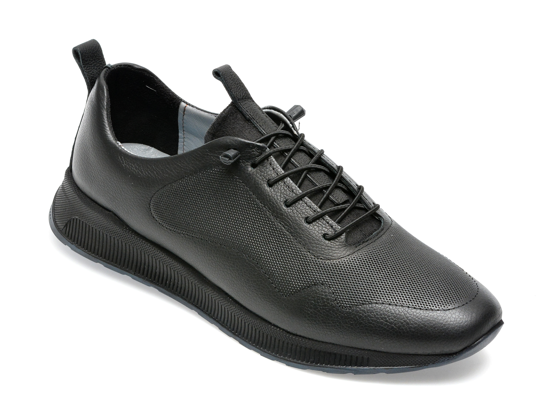Pantofi AXXELLL negri, OY503A, din piele naturala /barbati/pantofi imagine super redus 2022
