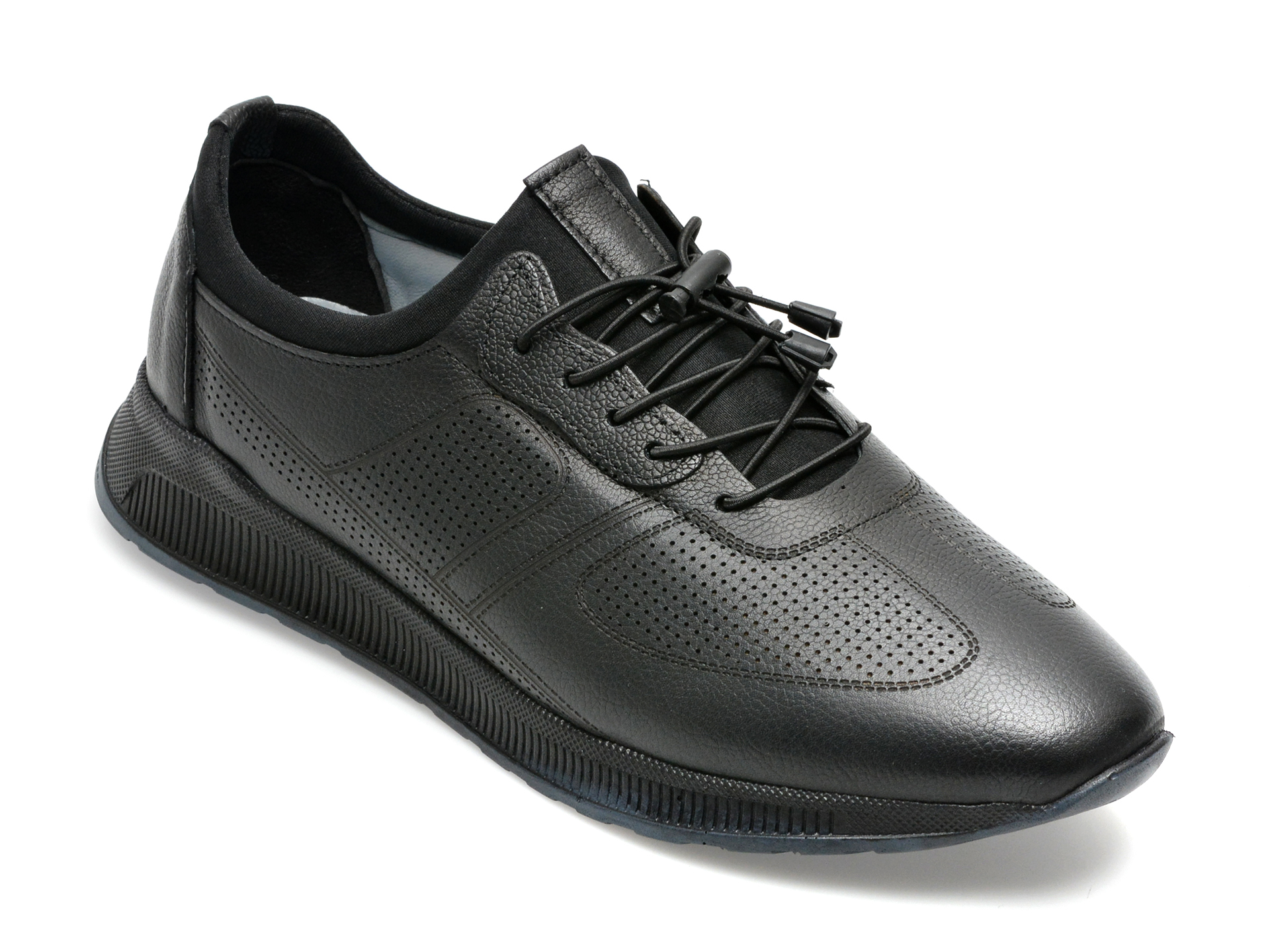 Pantofi AXXELLL negri, OY504A, din piele naturala /barbati/pantofi