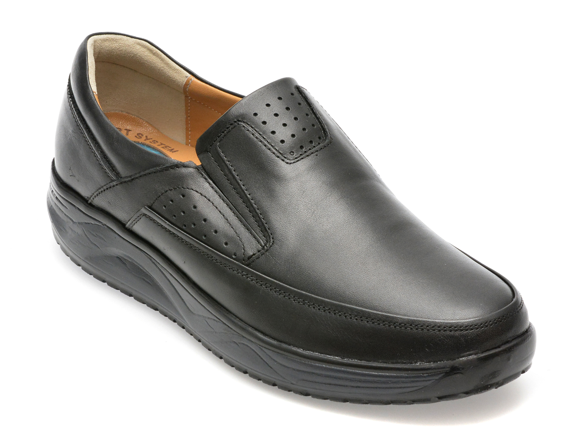 Pantofi AXXELLL negri, SH308, din piele naturala /barbati/pantofi