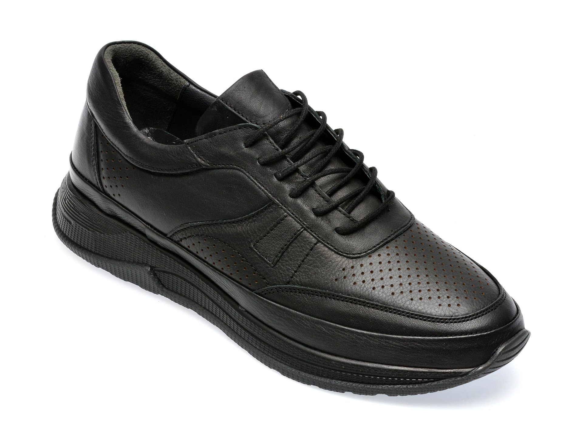 Pantofi AXXELLL negri, SY901A, din piele naturala /barbati/pantofi