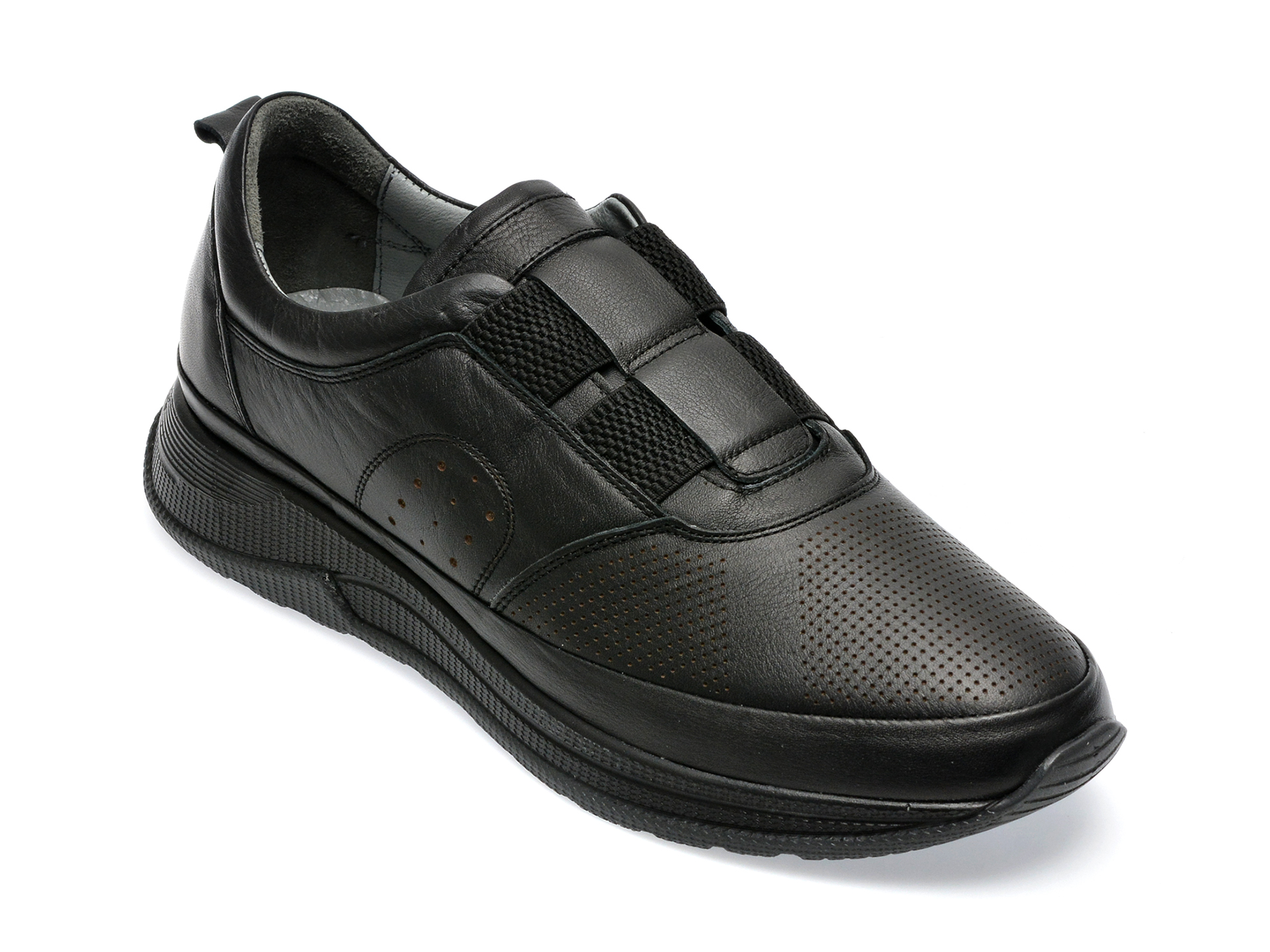 Pantofi AXXELLL negri, SY902A, din piele naturala /barbati/pantofi imagine super redus 2022