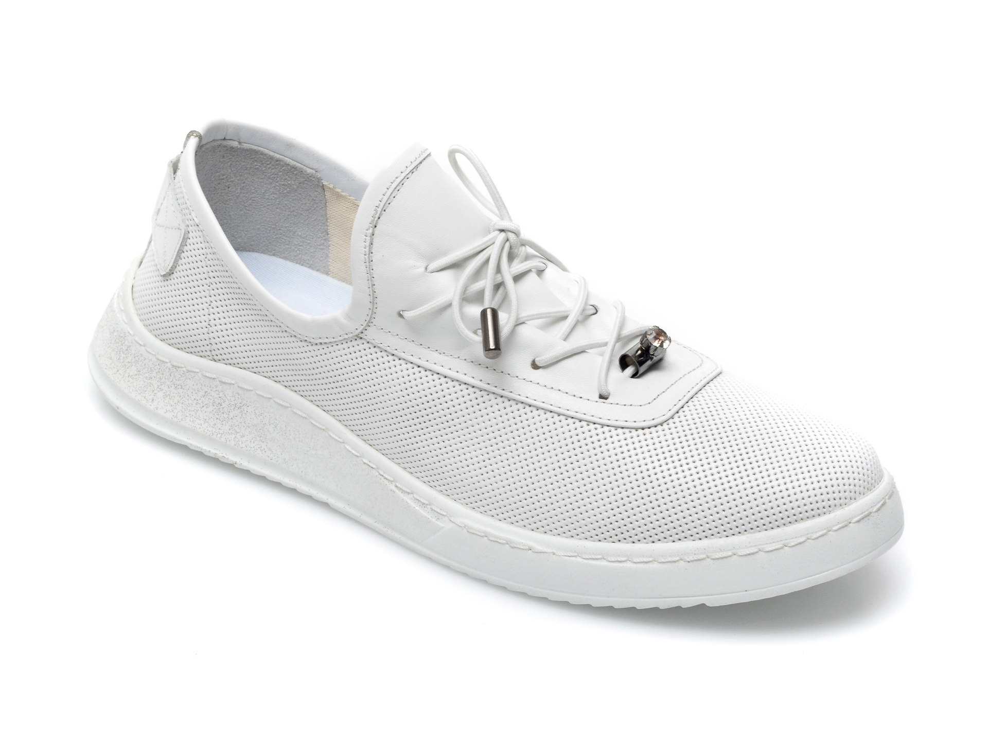 Pantofi BABOOS albi, 908, din piele naturala Baboos