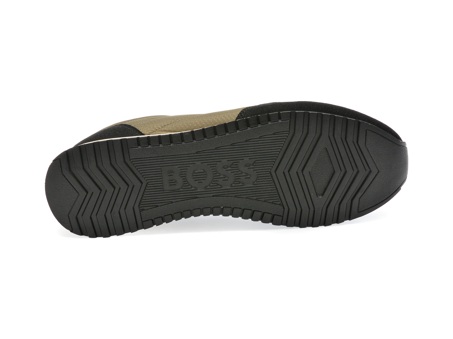 Pantofi BOSS kaki, 3715, din material textil