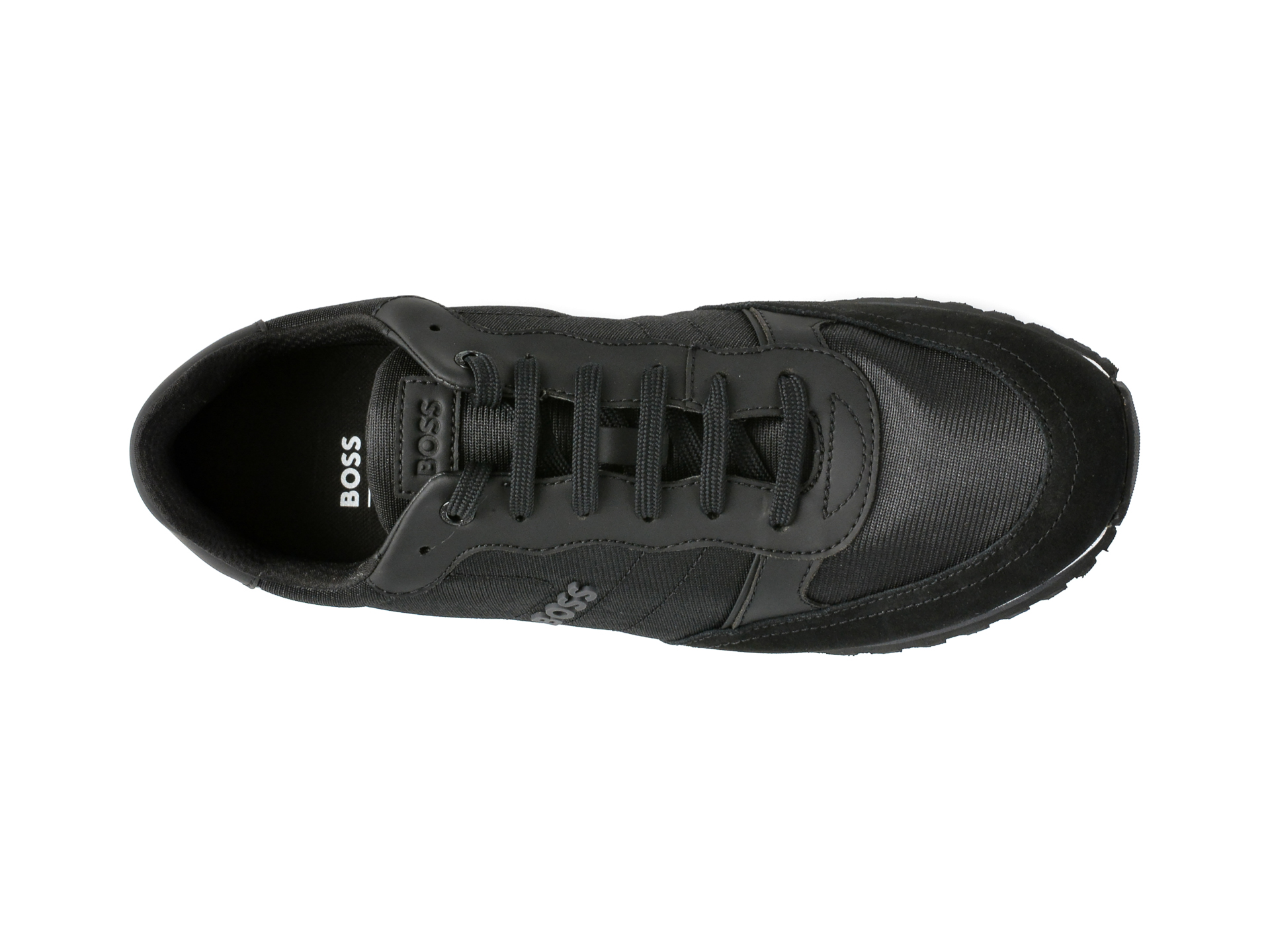 Poze Pantofi BOSS negri, 152, din piele naturala