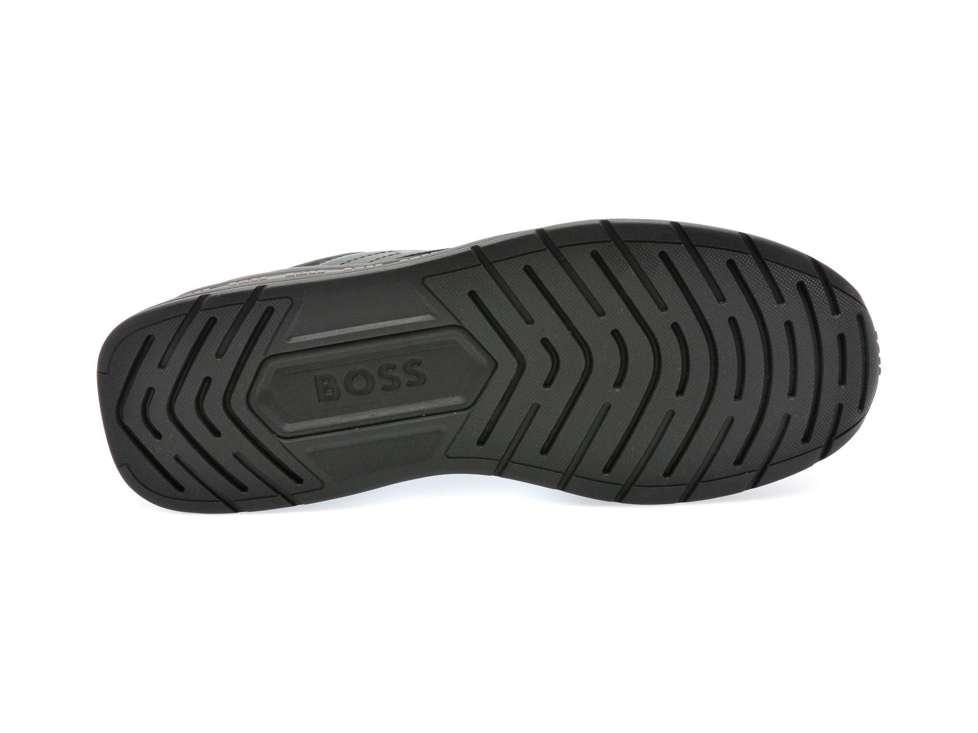 Pantofi BOSS negri, 2901, din piele naturala