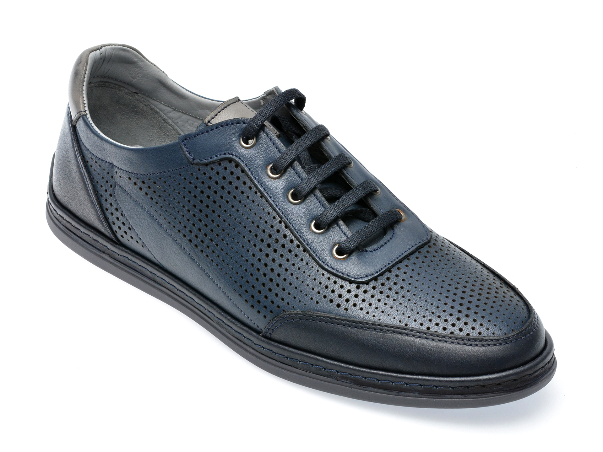 Pantofi BRAVELLI bleumarin, 91801, din piele naturala /barbati/pantofi