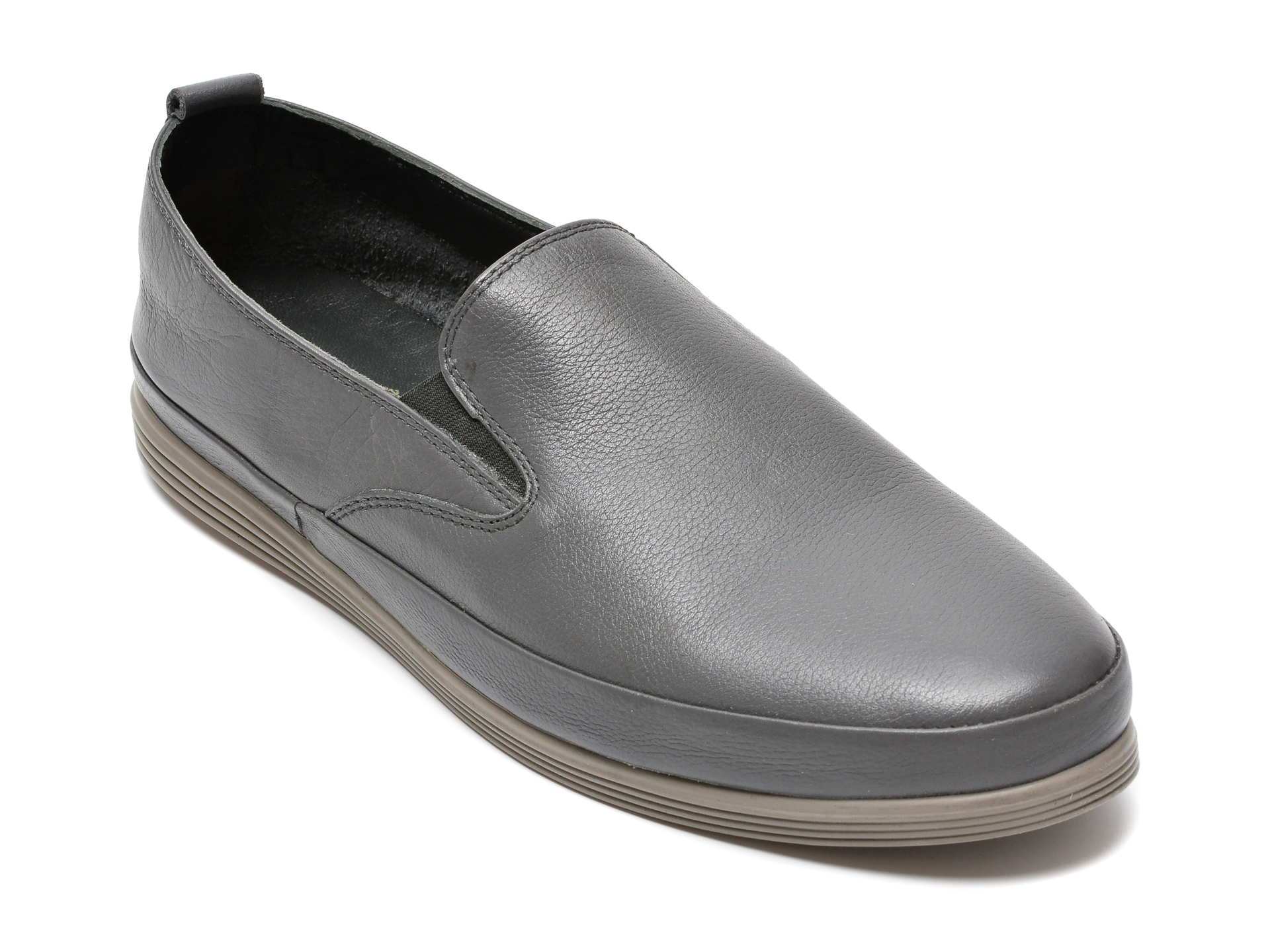 Pantofi BRAVELLI gri, 40205, din piele naturala 2023 ❤️ Pret Super Black Friday otter.ro imagine noua 2022