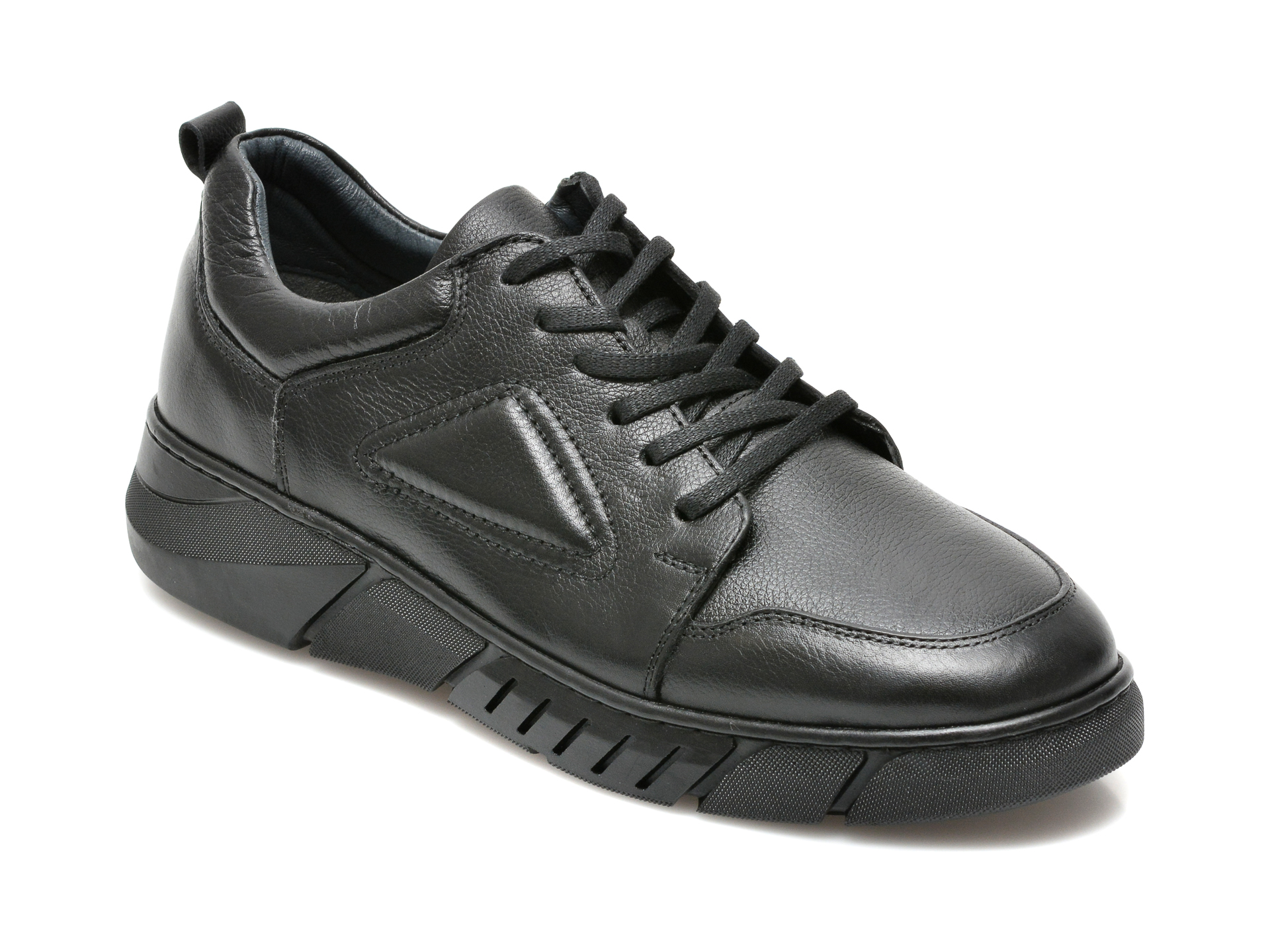 Pantofi BRAVELLI negri, 13057, din piele naturala Bravelli imagine super redus 2022