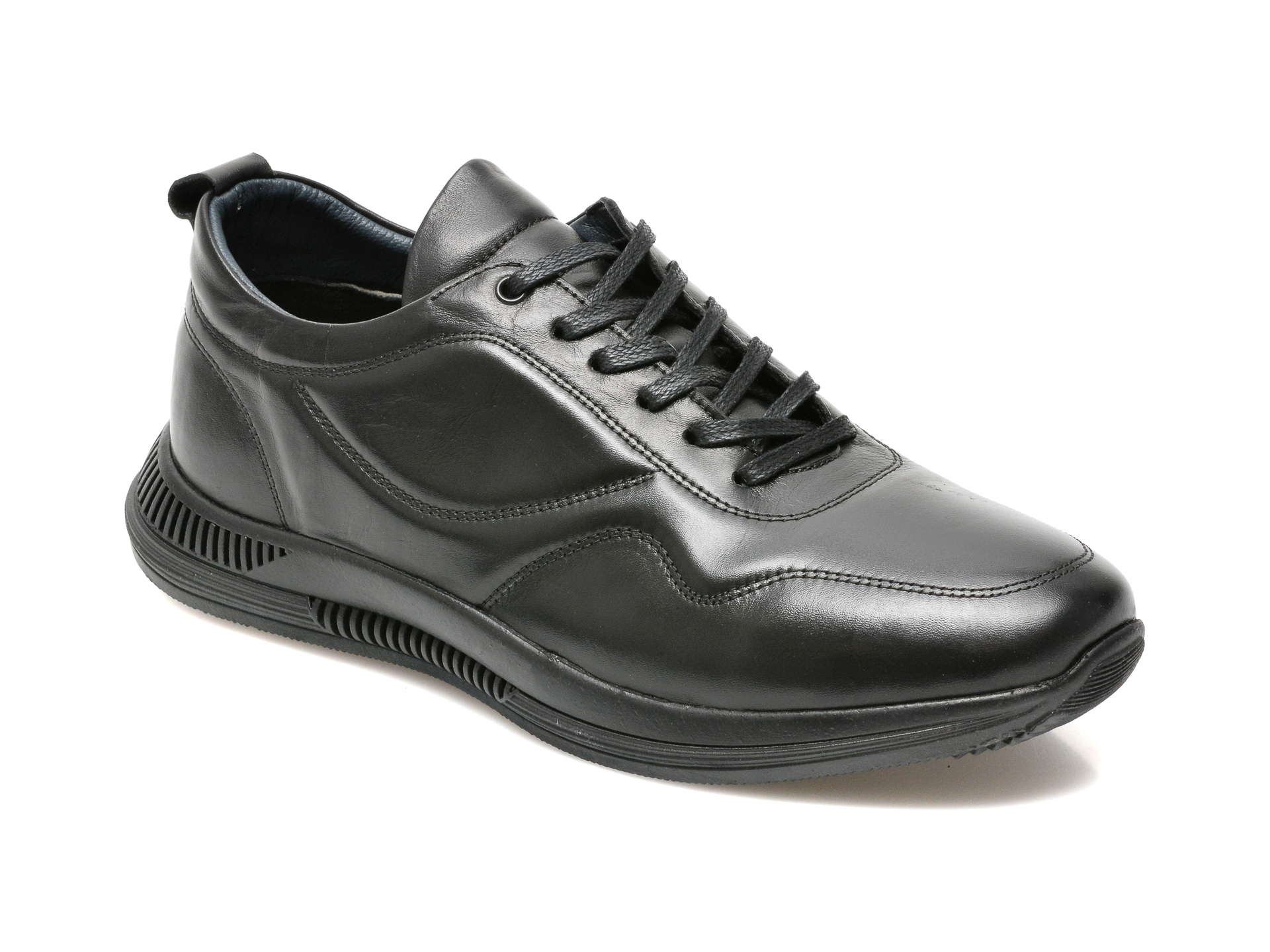 Pantofi BRAVELLI negri, 13068, din piele naturala Bravelli imagine 2022 reducere