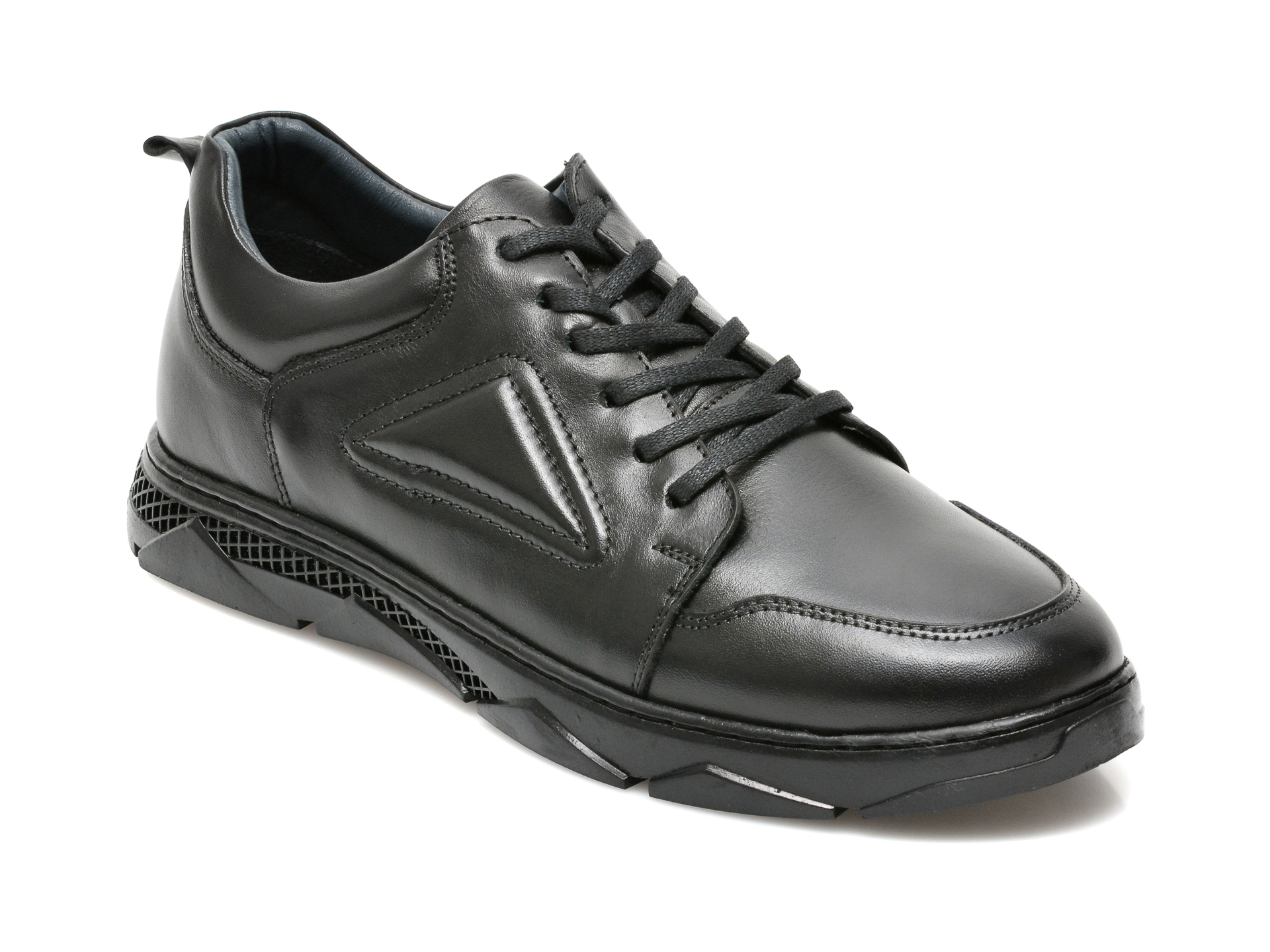 Pantofi BRAVELLI negri, 13072, din piele naturala Bravelli imagine super redus 2022