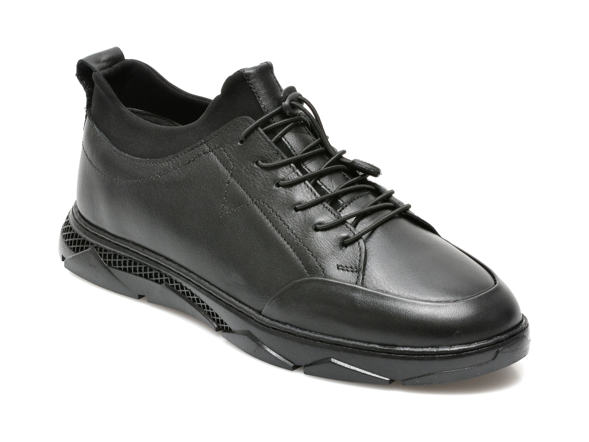 Pantofi BRAVELLI negri, 13074, din piele naturala Bravelli