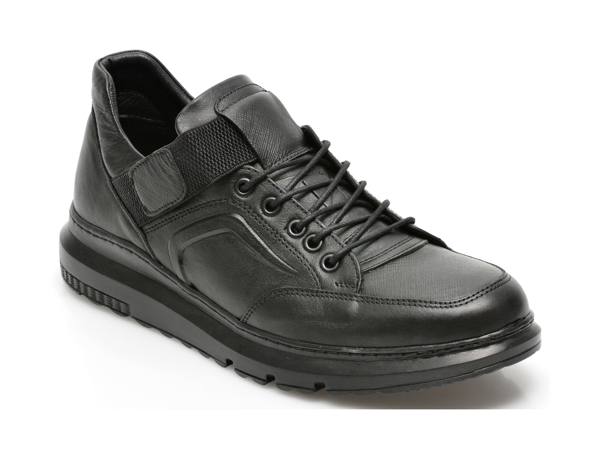 Pantofi BRAVELLI negri, 13090, din piele naturala Bravelli Bravelli