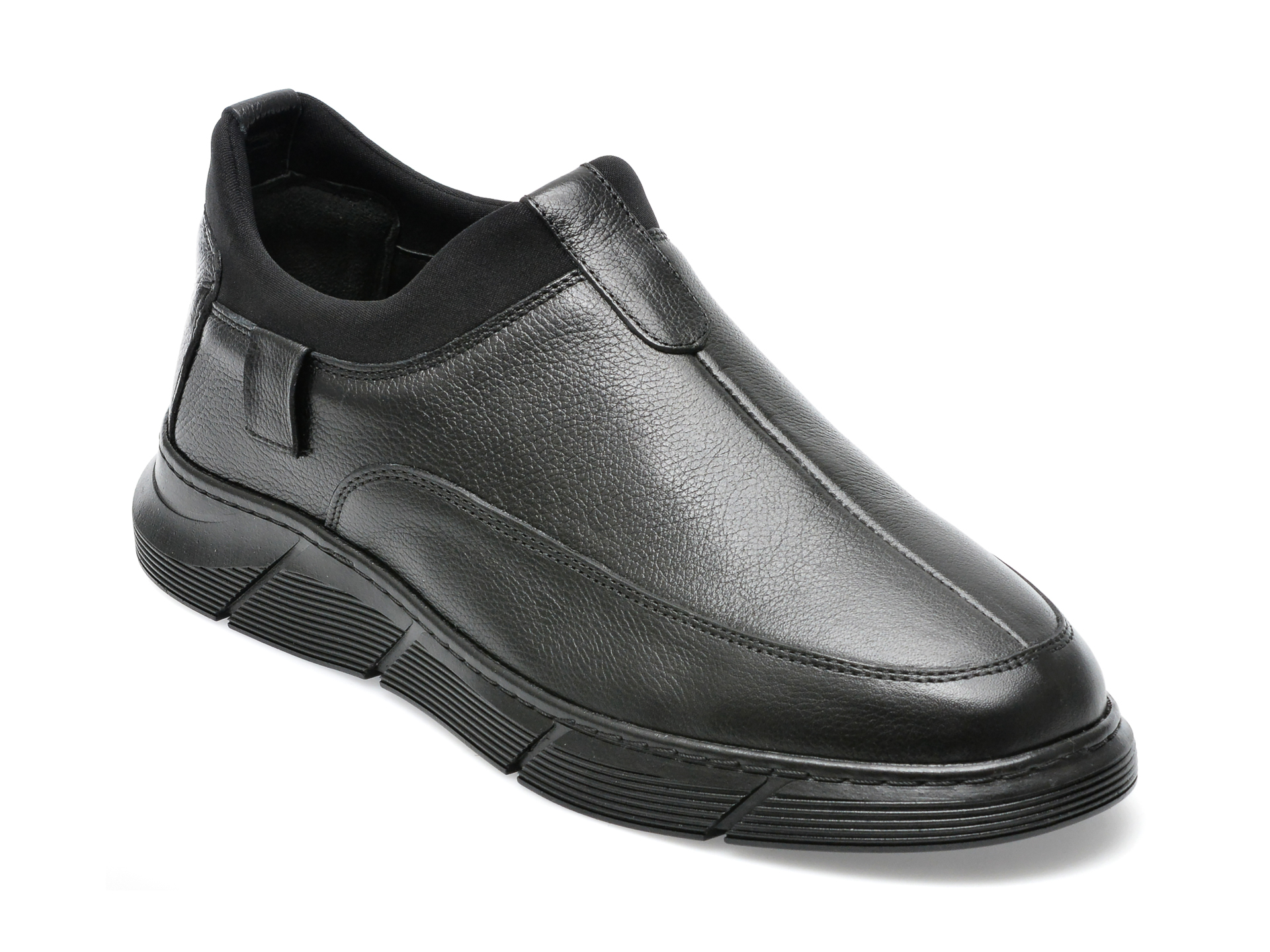 Pantofi BRAVELLI negri, 13286, din piele naturala /barbati/pantofi imagine noua