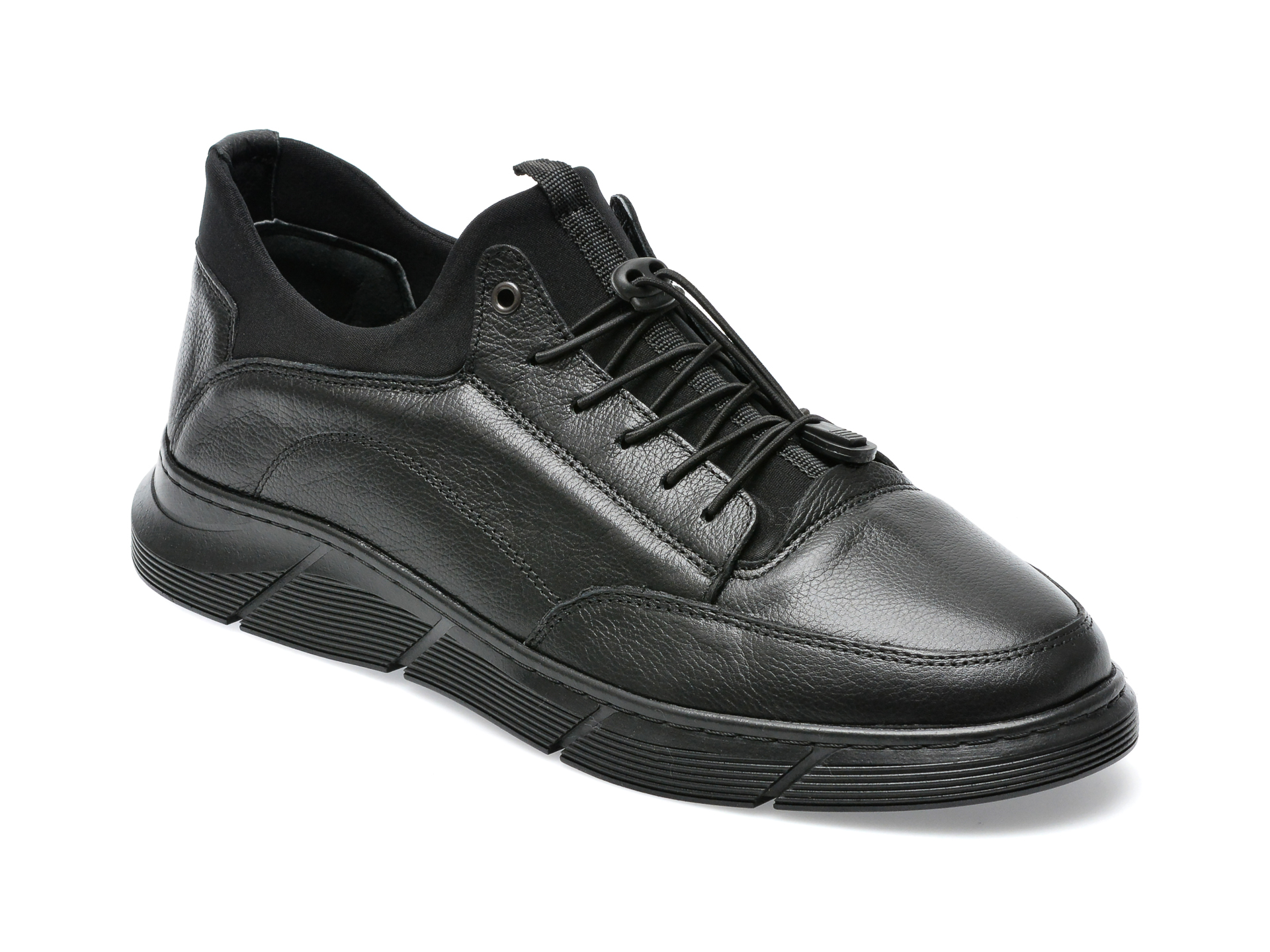 Pantofi BRAVELLI negri, 13354, din piele naturala