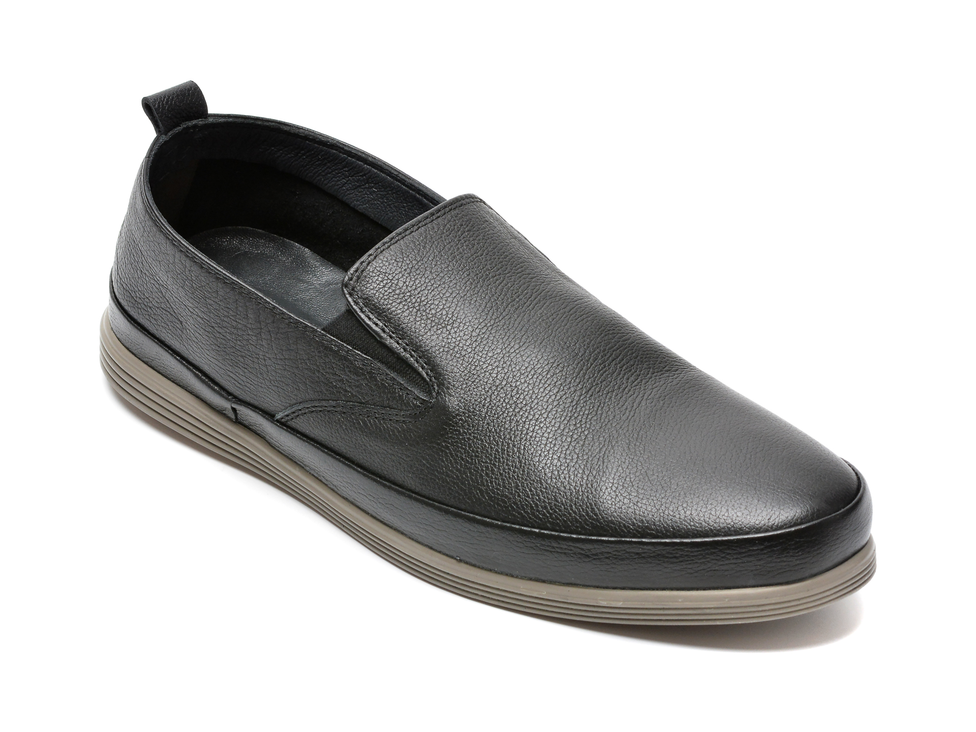 Pantofi BRAVELLI negri, 40205, din piele naturala /barbati/pantofi