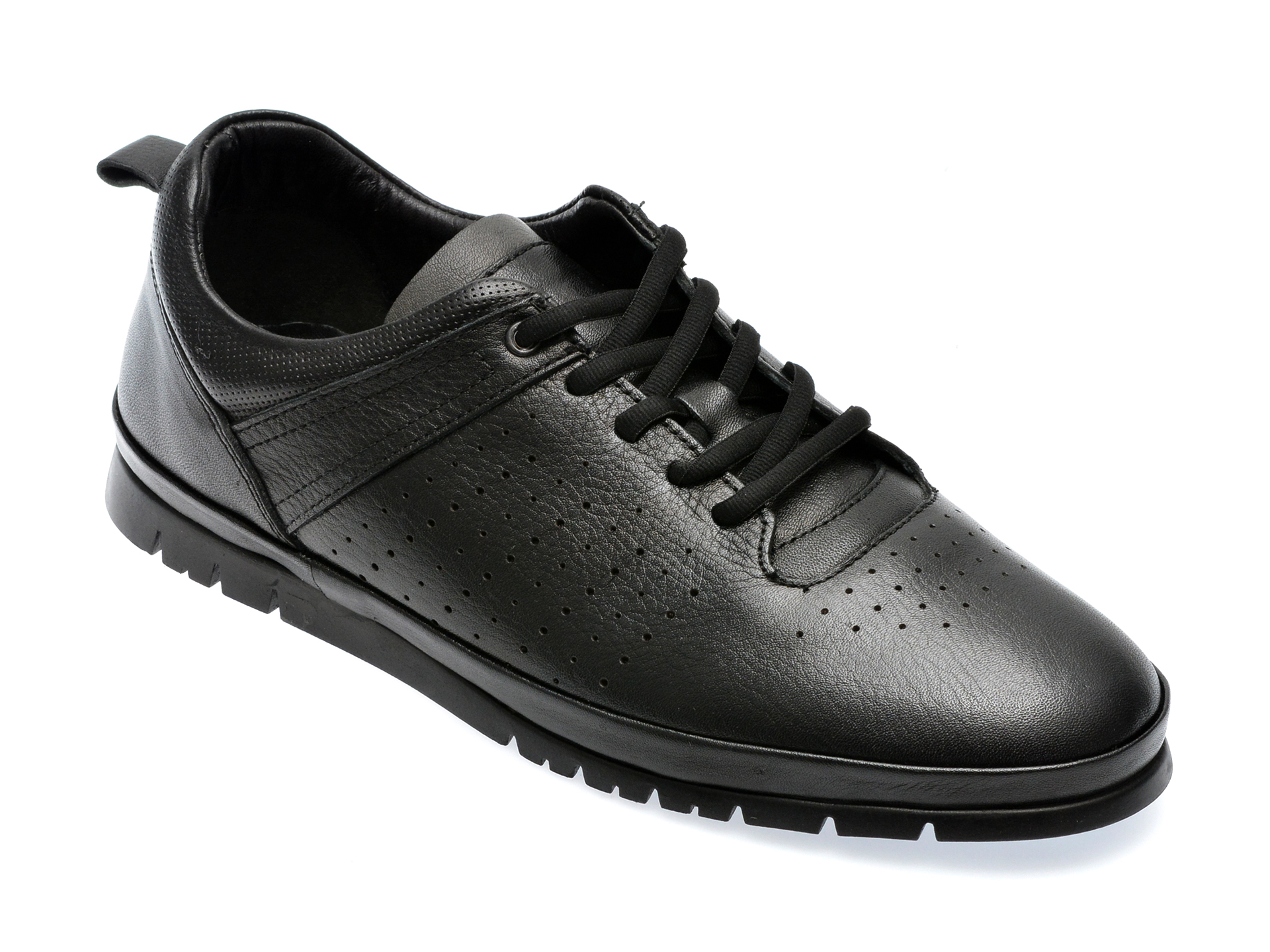 Pantofi BRAVELLI negri, 64206, din piele naturala /barbati/pantofi imagine noua