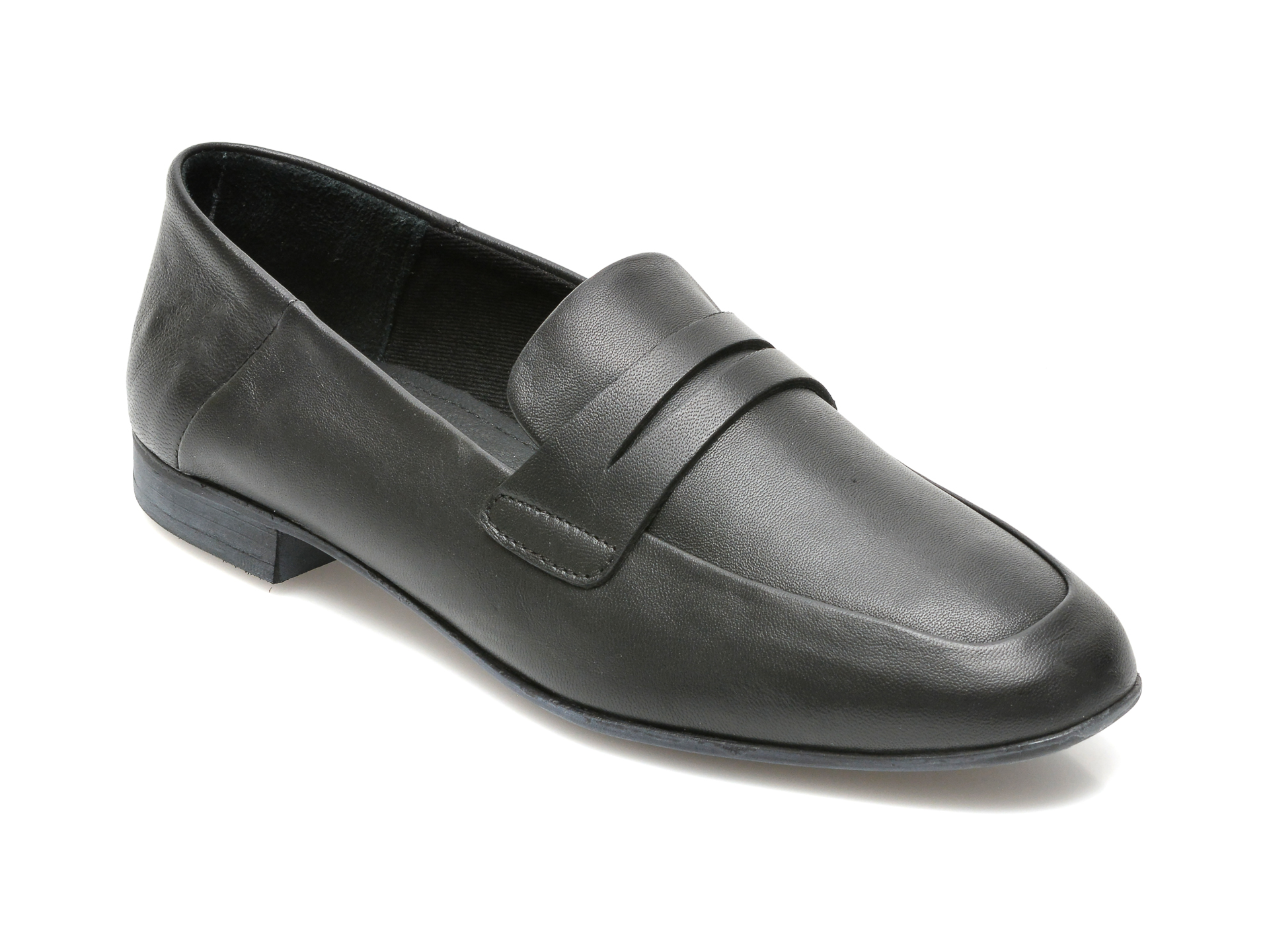 Pantofi BRAVELLI negri, 91321, din piele naturala INCI imagine noua
