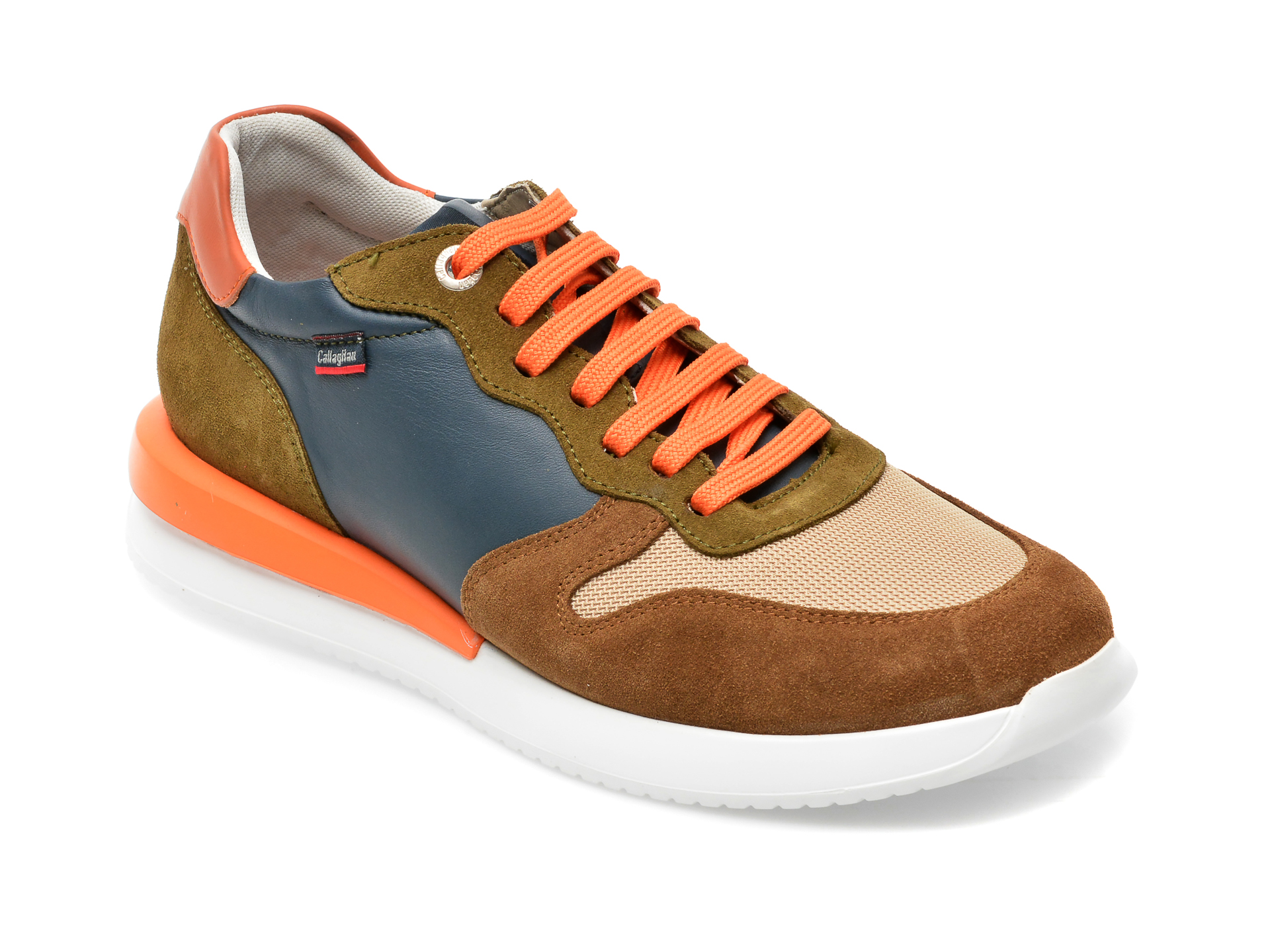 Pantofi CALLAGHAN multicolor, 51103, din piele intoarsa si material textil /barbati/pantofi imagine noua