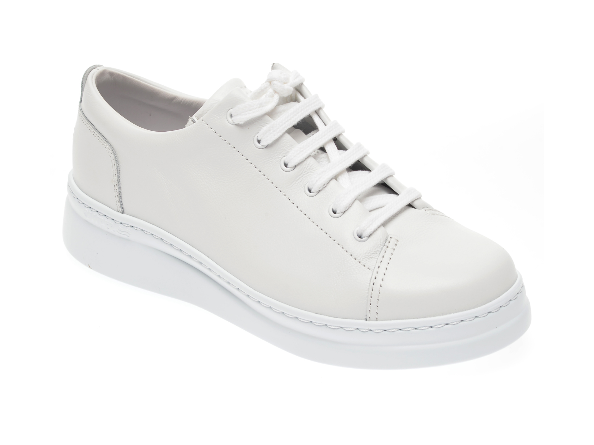 Pantofi CAMPER albi, K200508, din piele naturala Camper