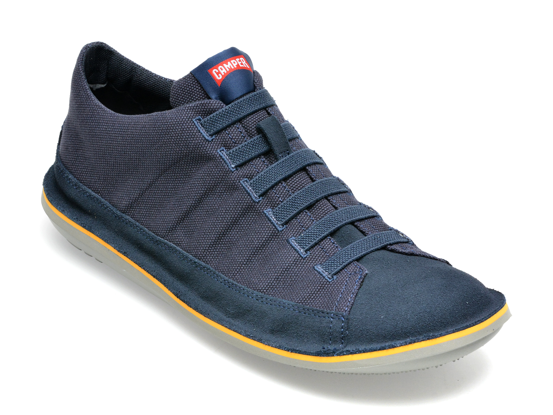 Pantofi CAMPER bleumarin, 36791, din material textil si piele intoarsa /barbati/pantofi