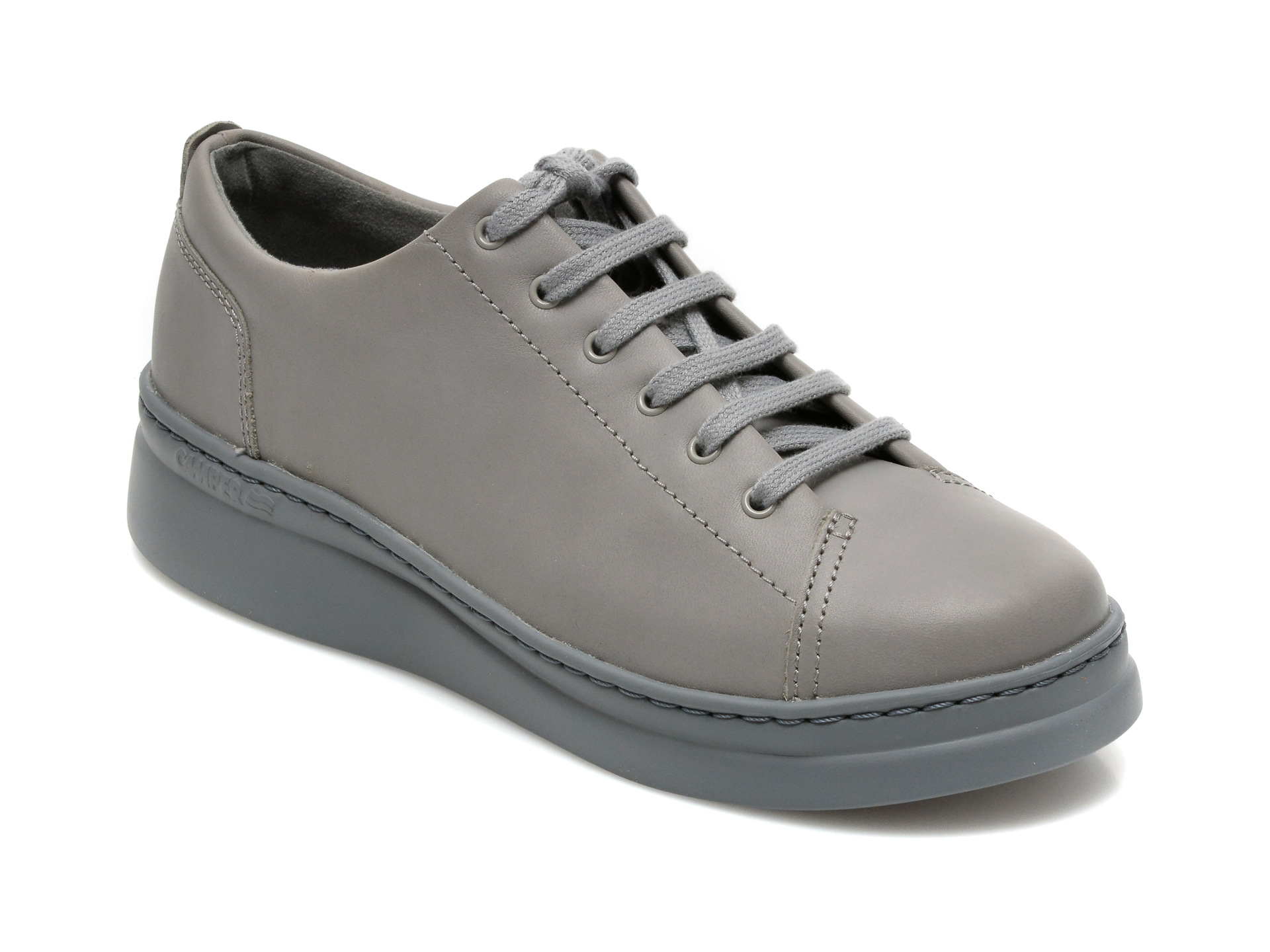 Pantofi CAMPER gri, K200645, din piele naturala Camper imagine noua