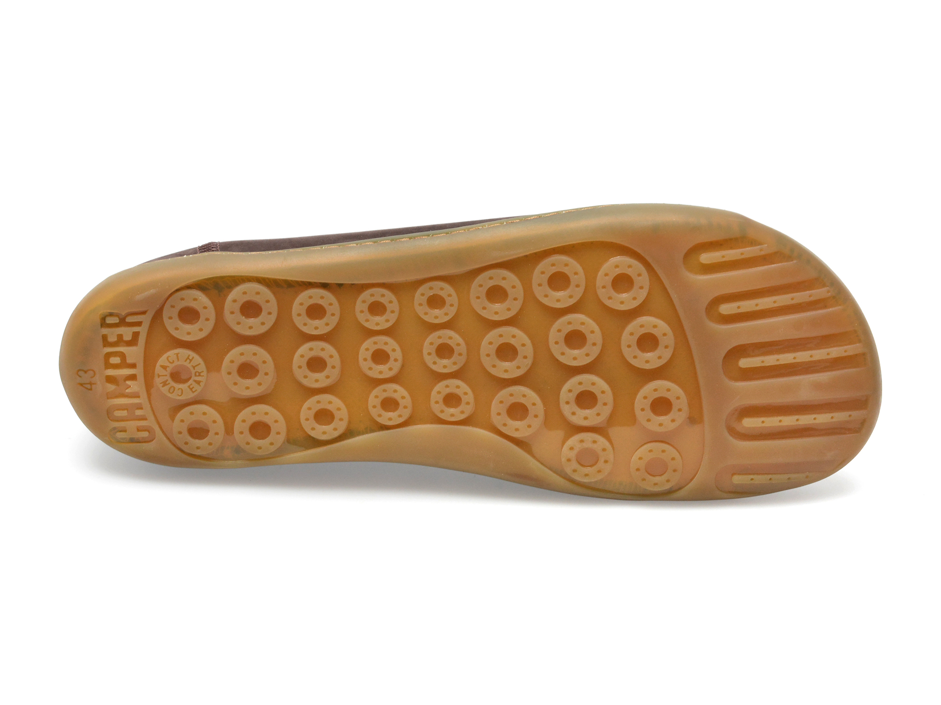 Pantofi CAMPER maro, 17665, din piele naturala