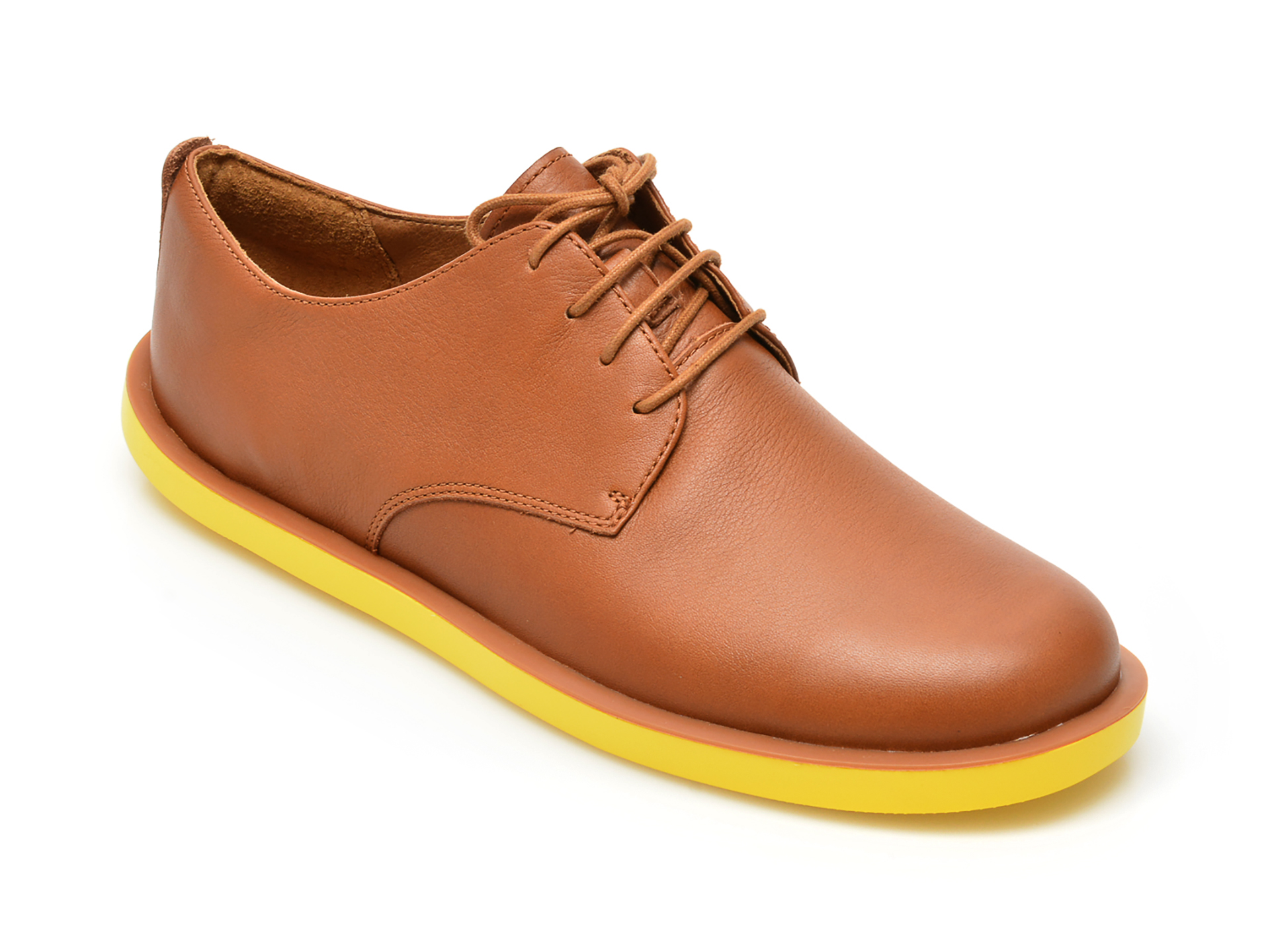Pantofi CAMPER maro, K100669, din piele naturala 2023 ❤️ Pret Super Black Friday otter.ro imagine noua 2022