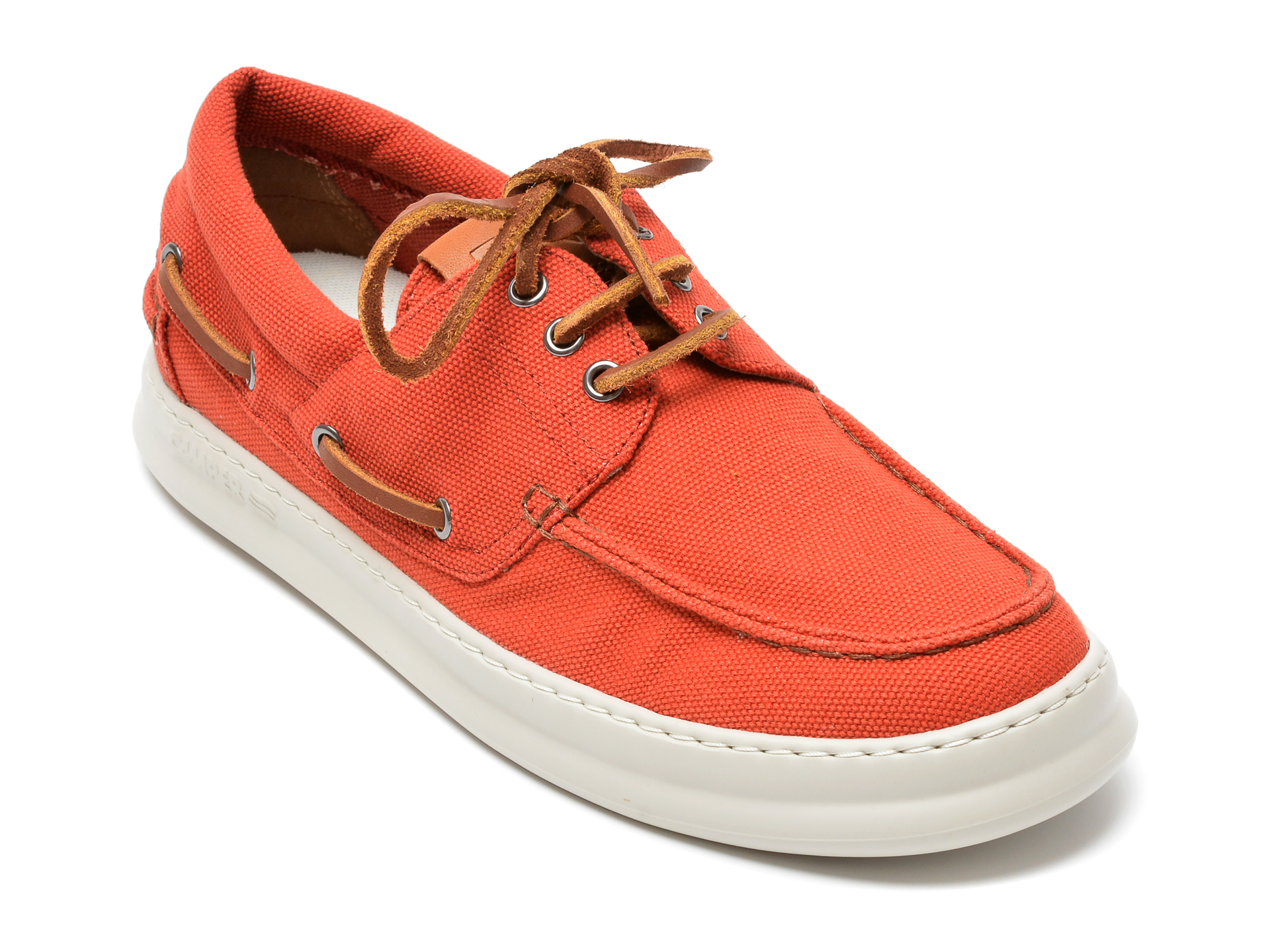 Pantofi CAMPER rosii, K100804, din material textil 2023 ❤️ Pret Super Black Friday otter.ro imagine noua 2022