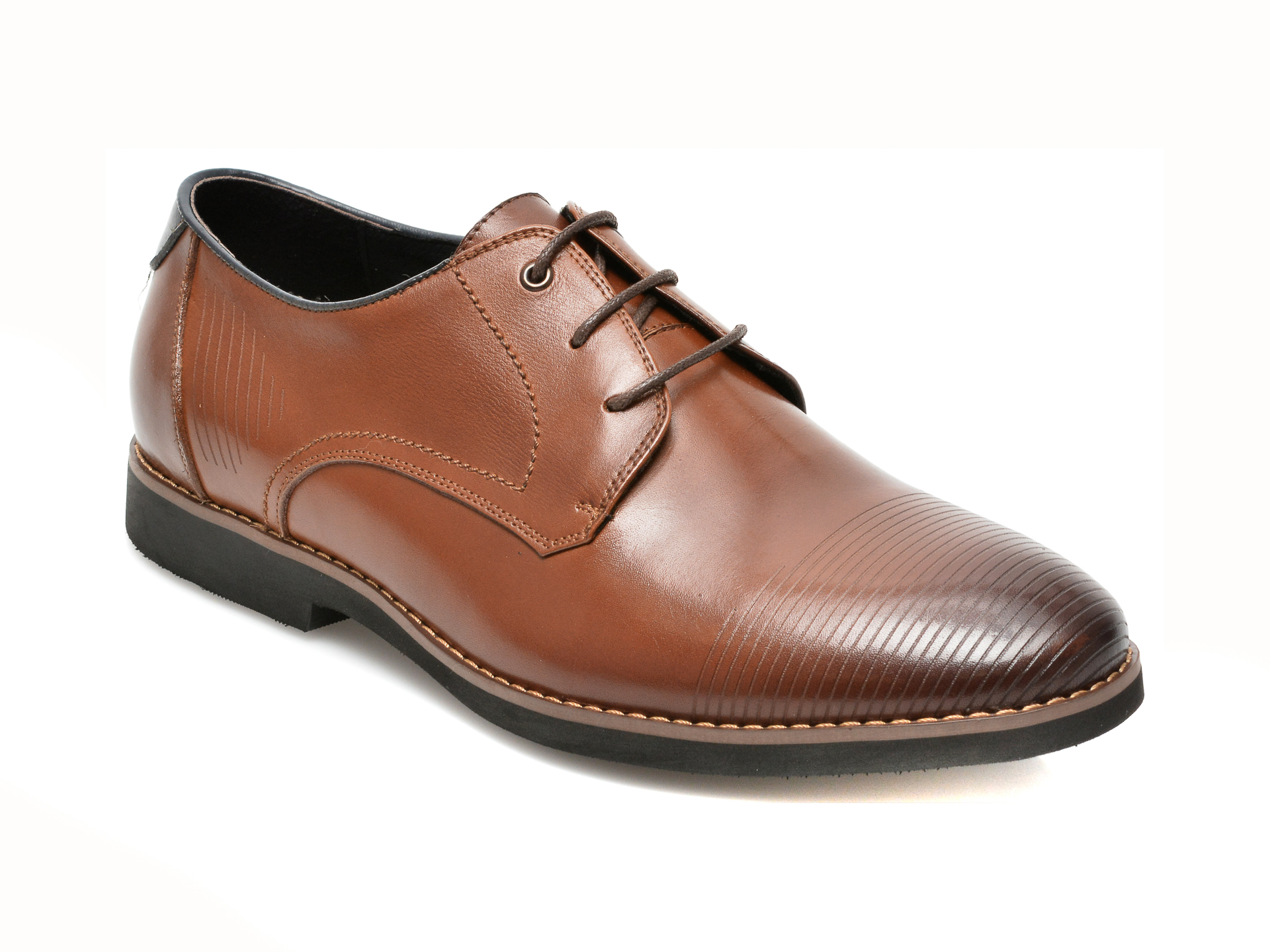 Pantofi CARIBU maro, 4084136, din piele naturala CARIBU imagine 2022 reducere