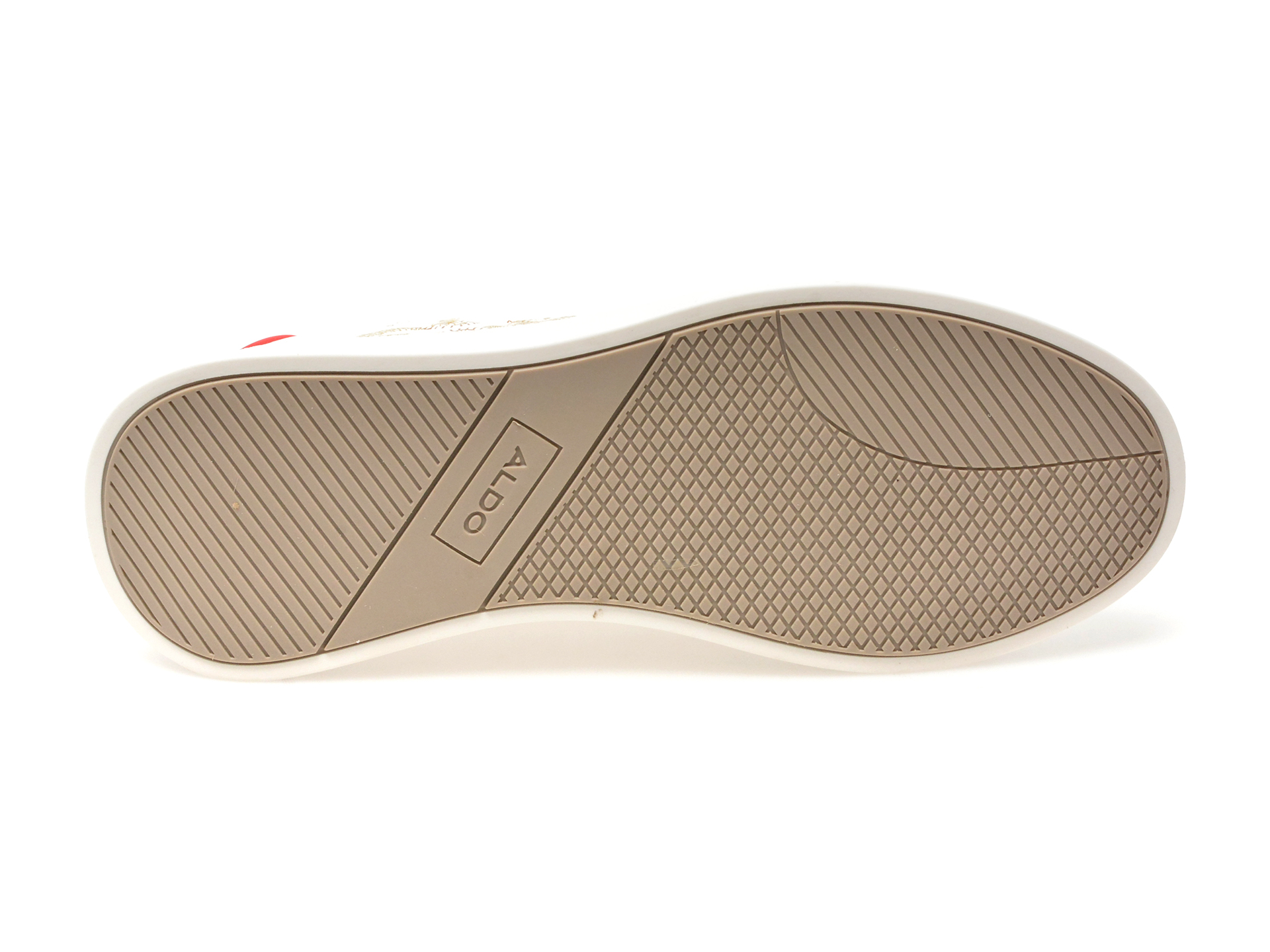 Pantofi casual ALDO albi, 13711681, din piele ecologica