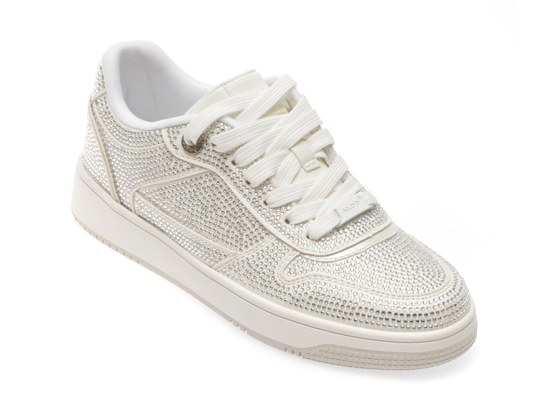Pantofi casual ALDO albi, 13743873, din piele ecologica