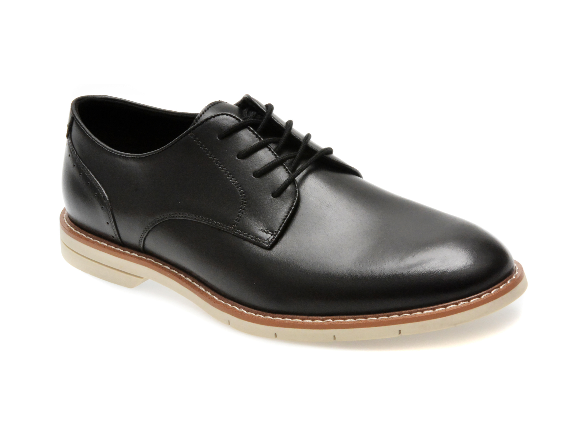Pantofi casual ALDO negri, 13713876, din piele naturala