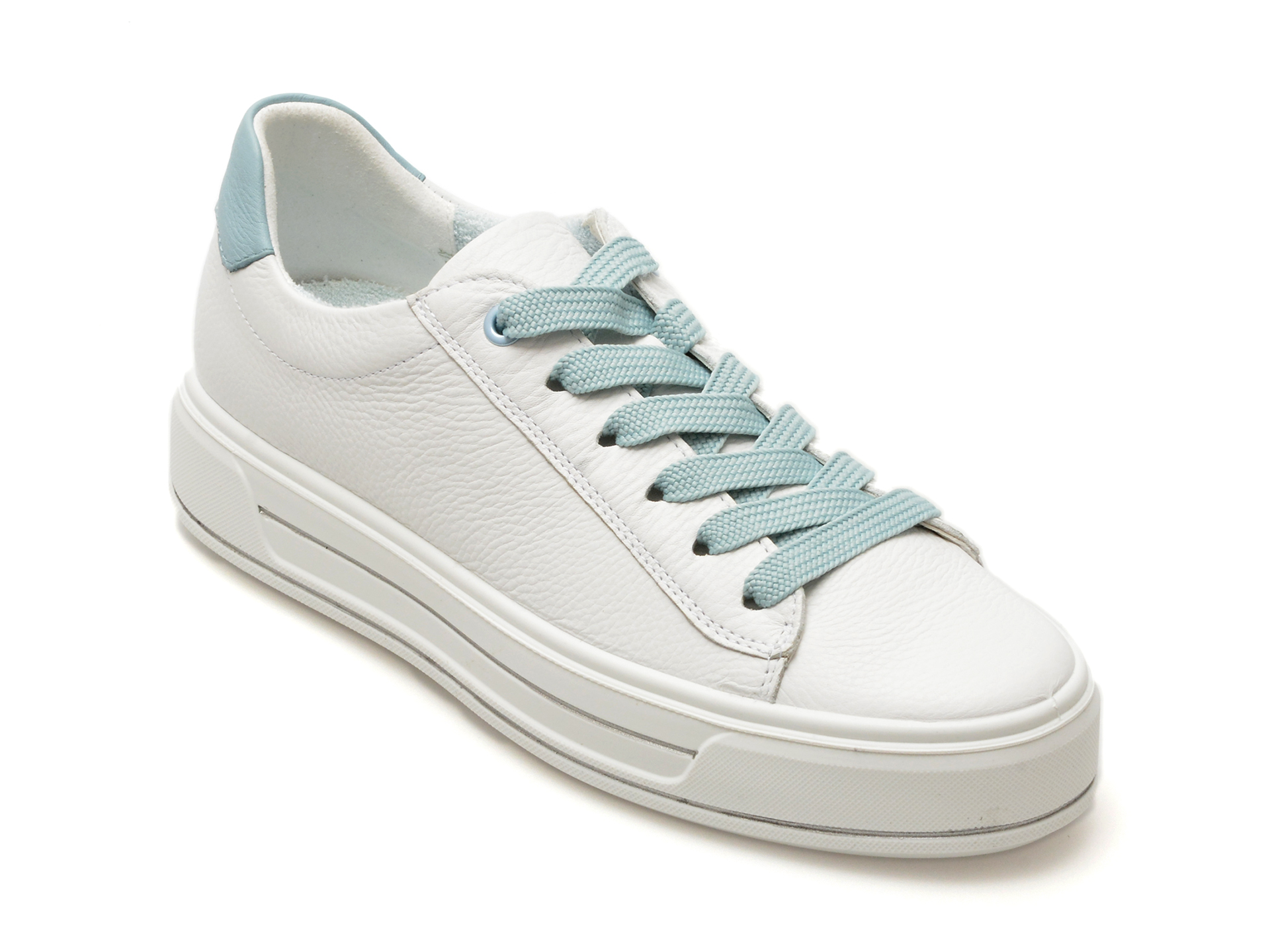 Pantofi casual ARA albi, 23003, din piele naturala