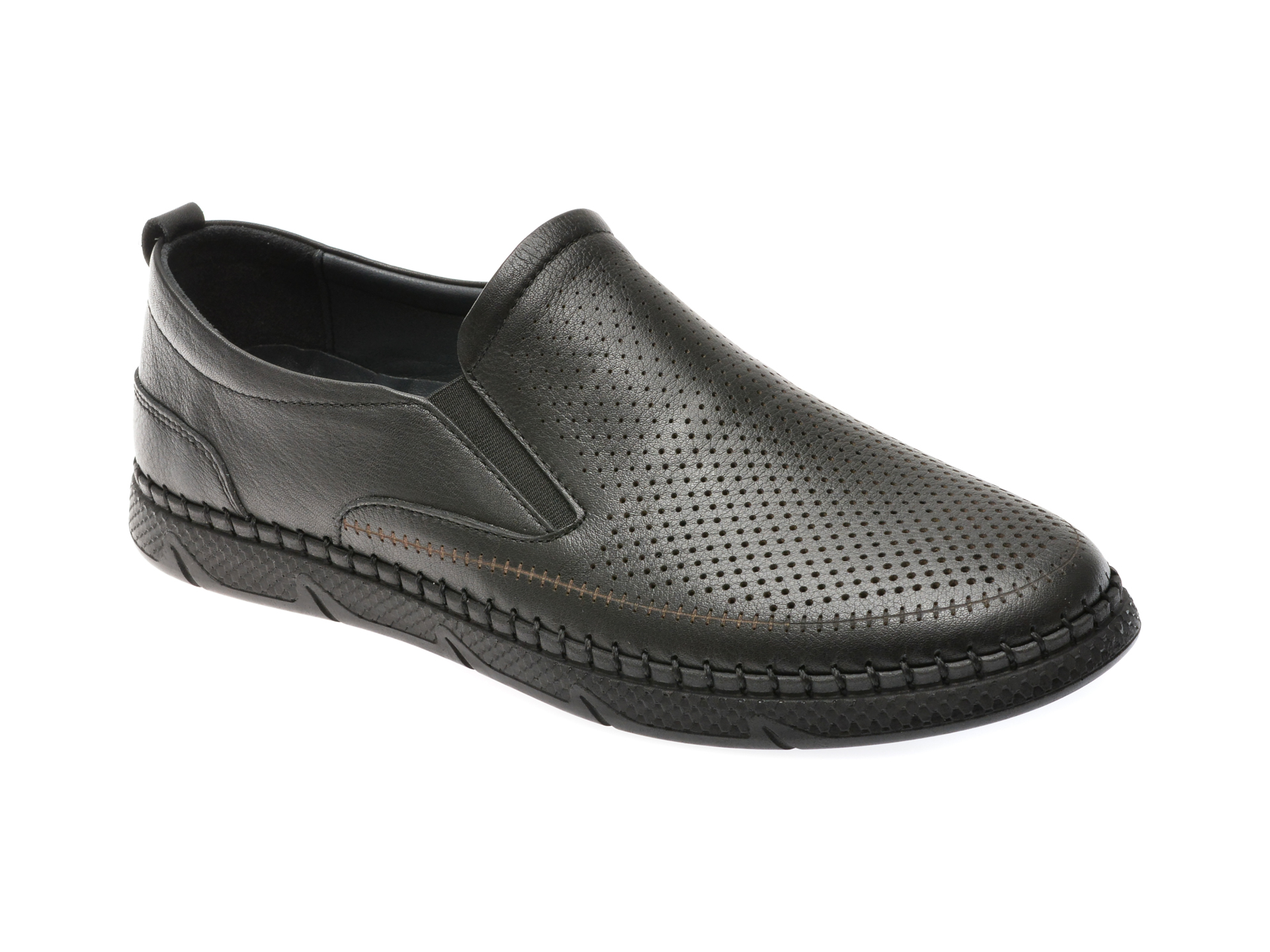 Pantofi casual AXXELLL negri, KPC10, din piele naturala