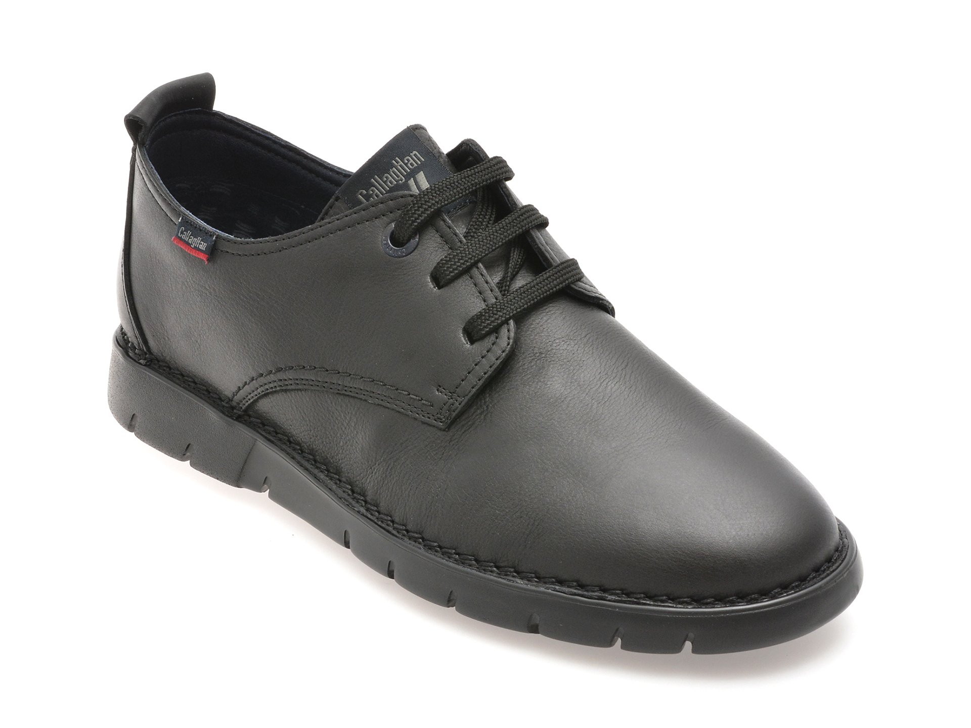 Pantofi casual CALLAGHAN negri, 57703, din piele naturala